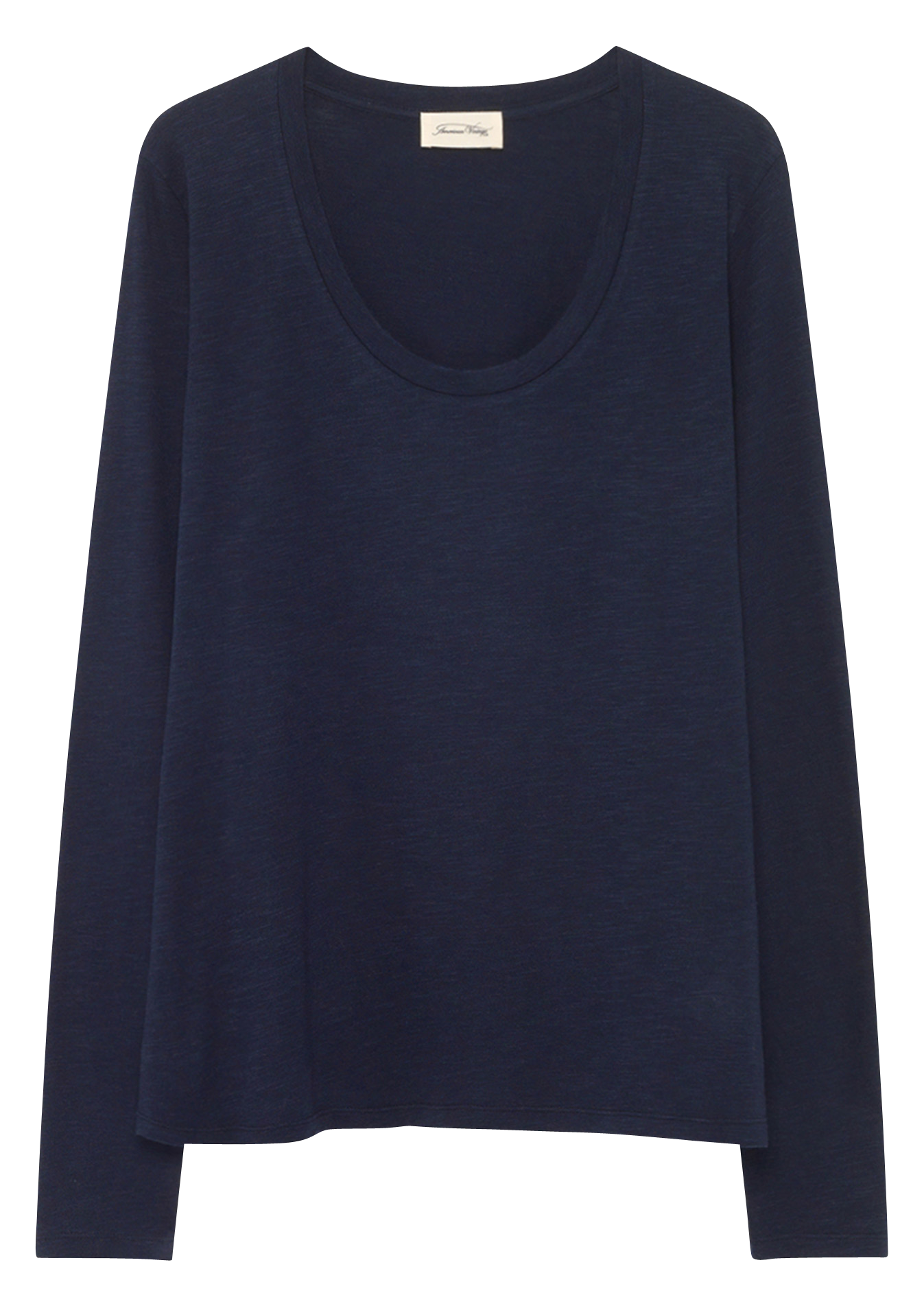 Tee-shirt col rond en coton jacksonville AMERICAN VINTAGE Bleu