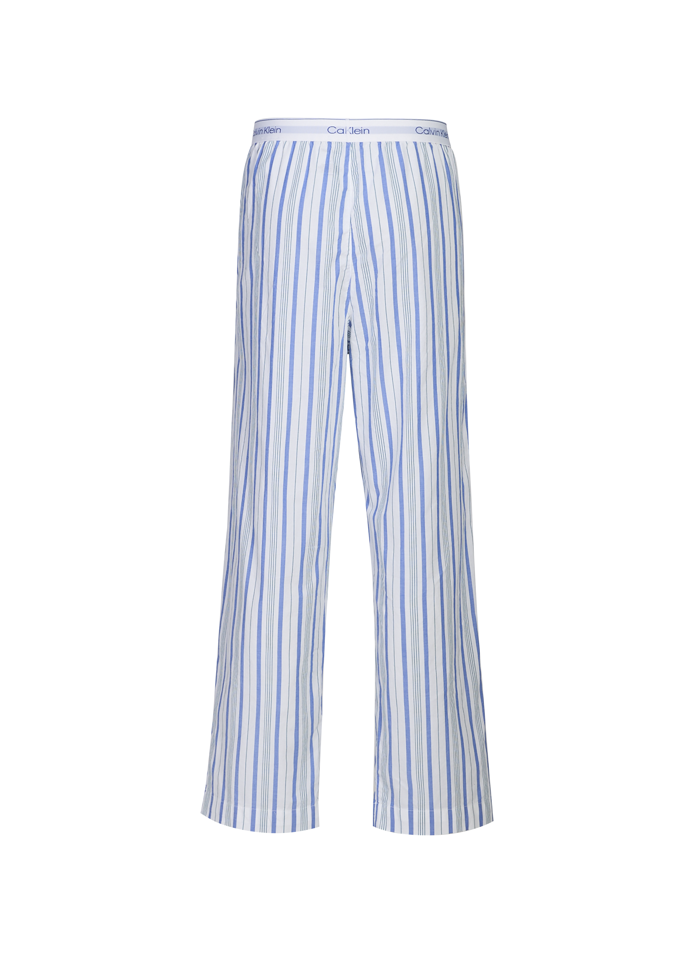 Ensemble pyjama long en coton CALVIN KLEIN Bleu