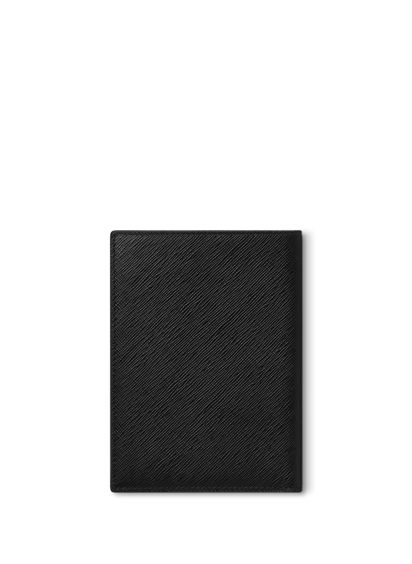 Textured leather passport holder MONTBLANC Black