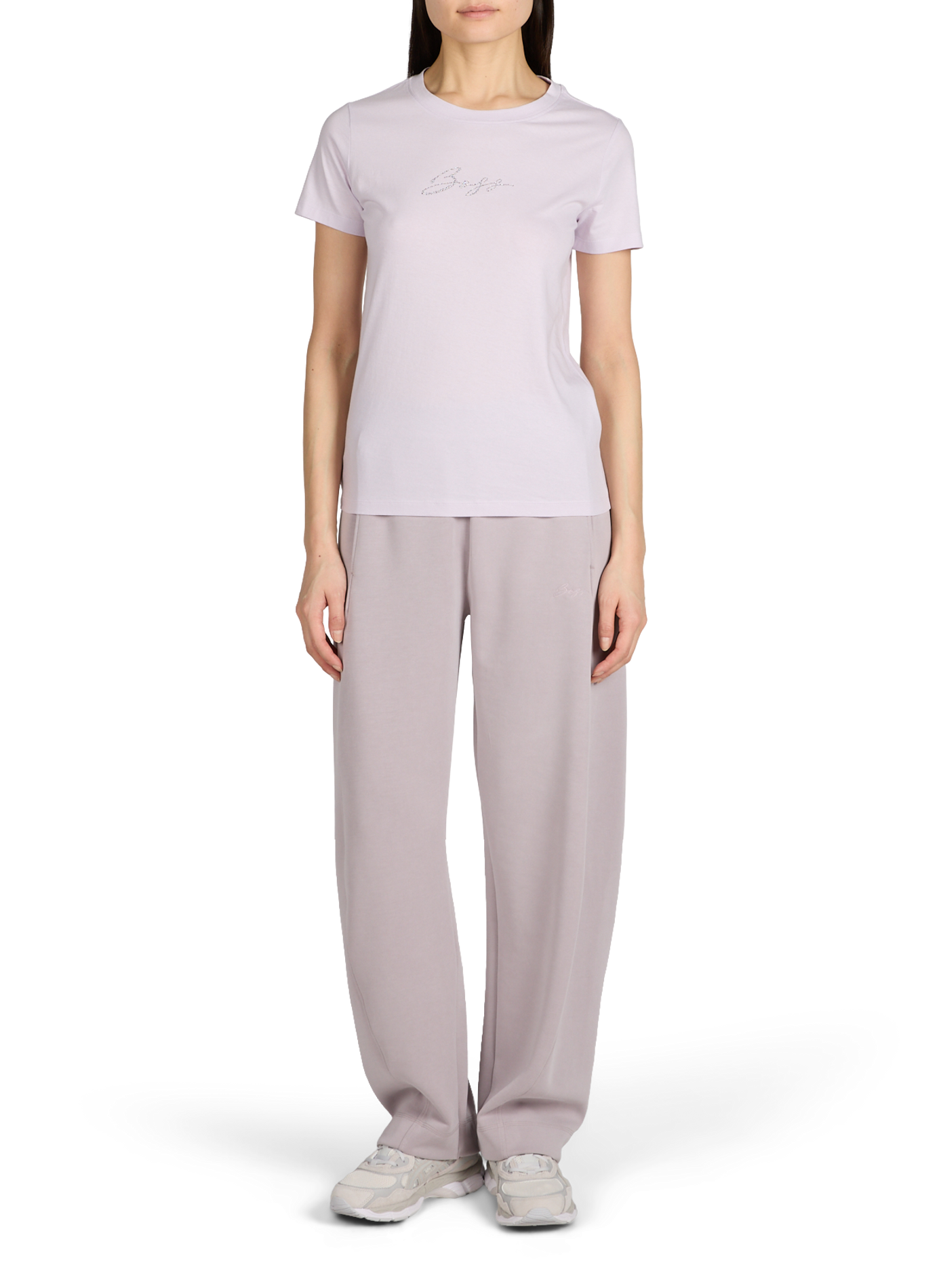 Pantalon de survêtement uni BOSS Violet