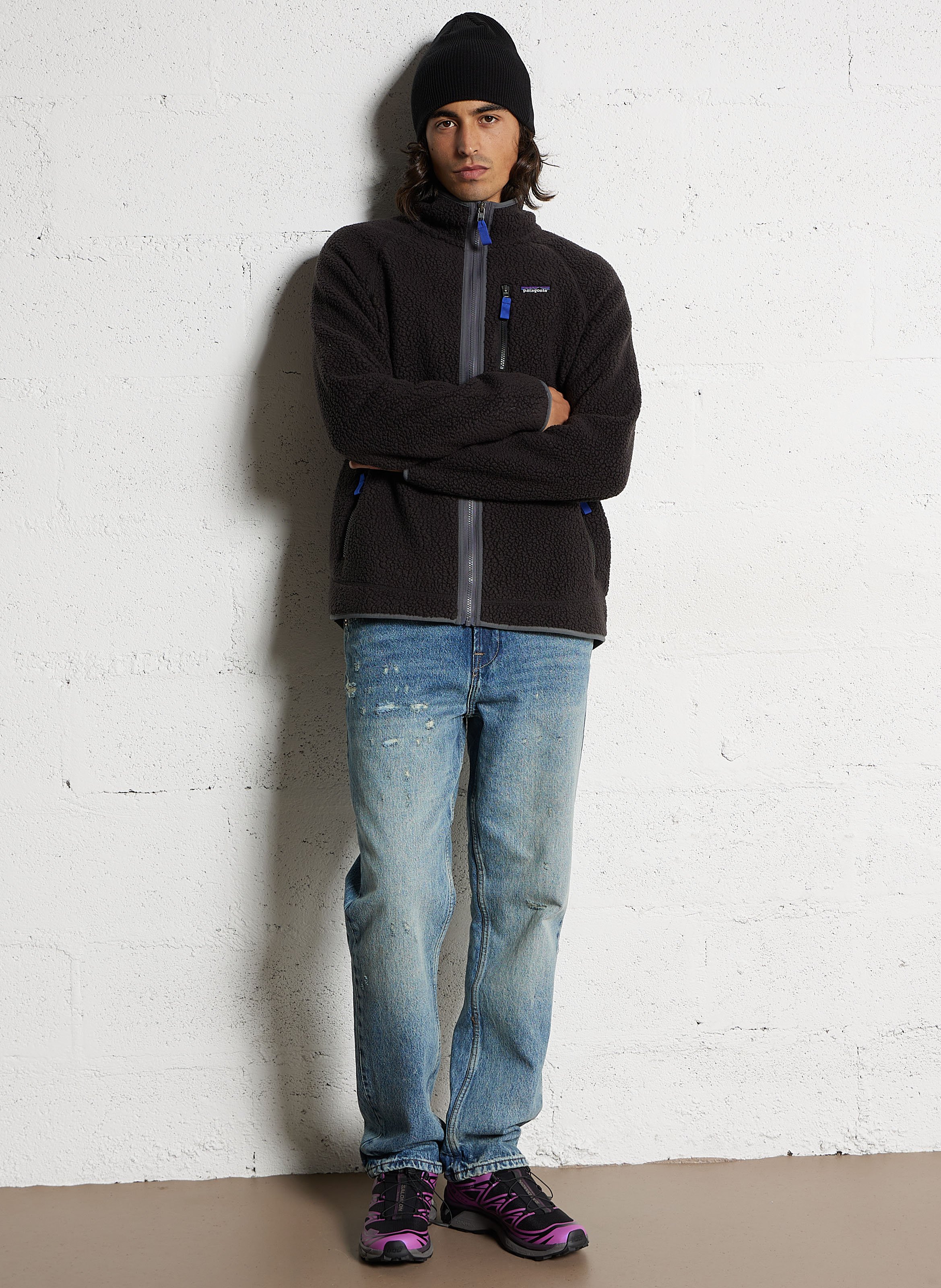 Polaire droit col montant PATAGONIA Noir