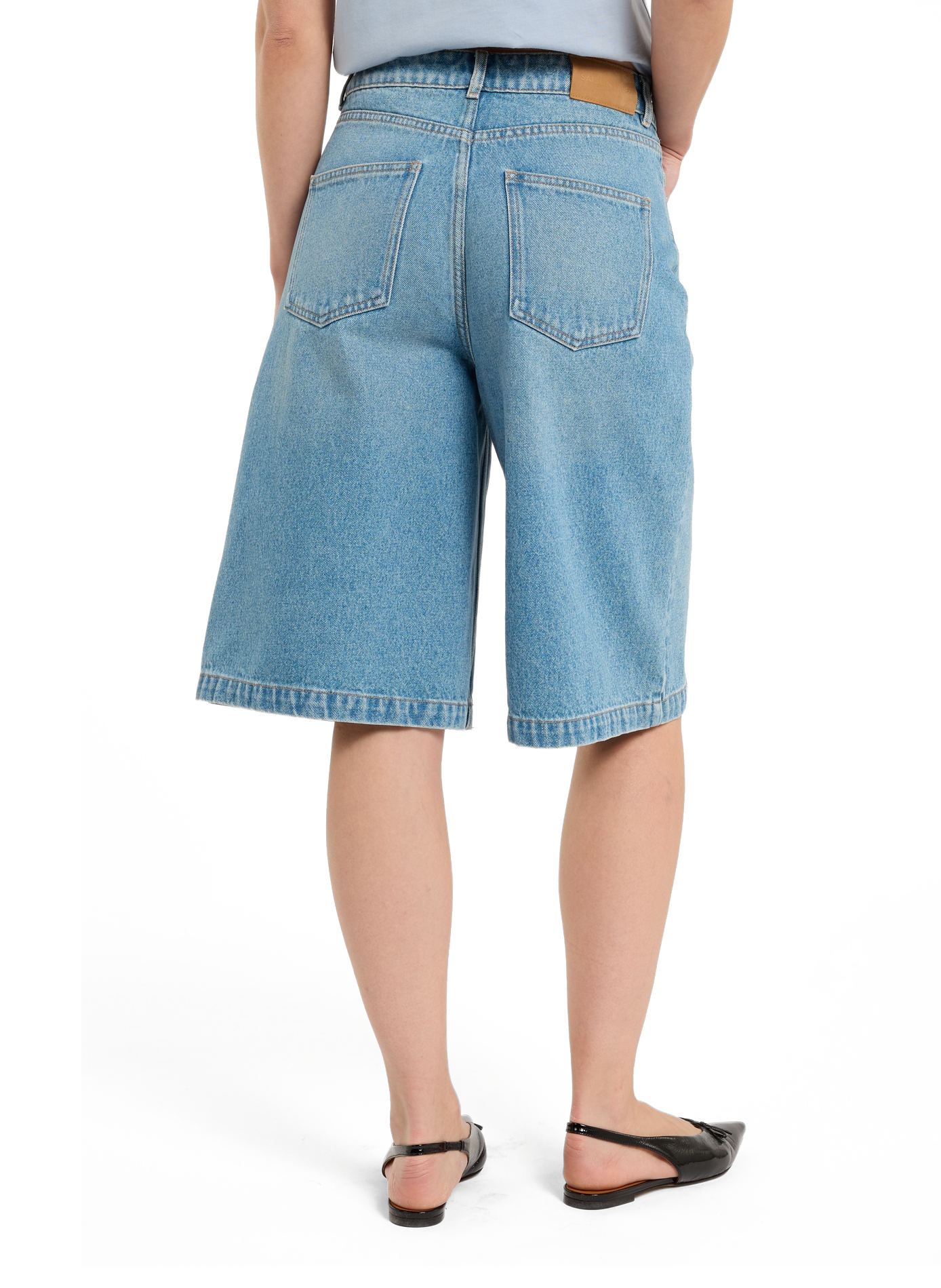 Denim Bermuda shorts in cotton by Adeu SAISON 1865 Blue