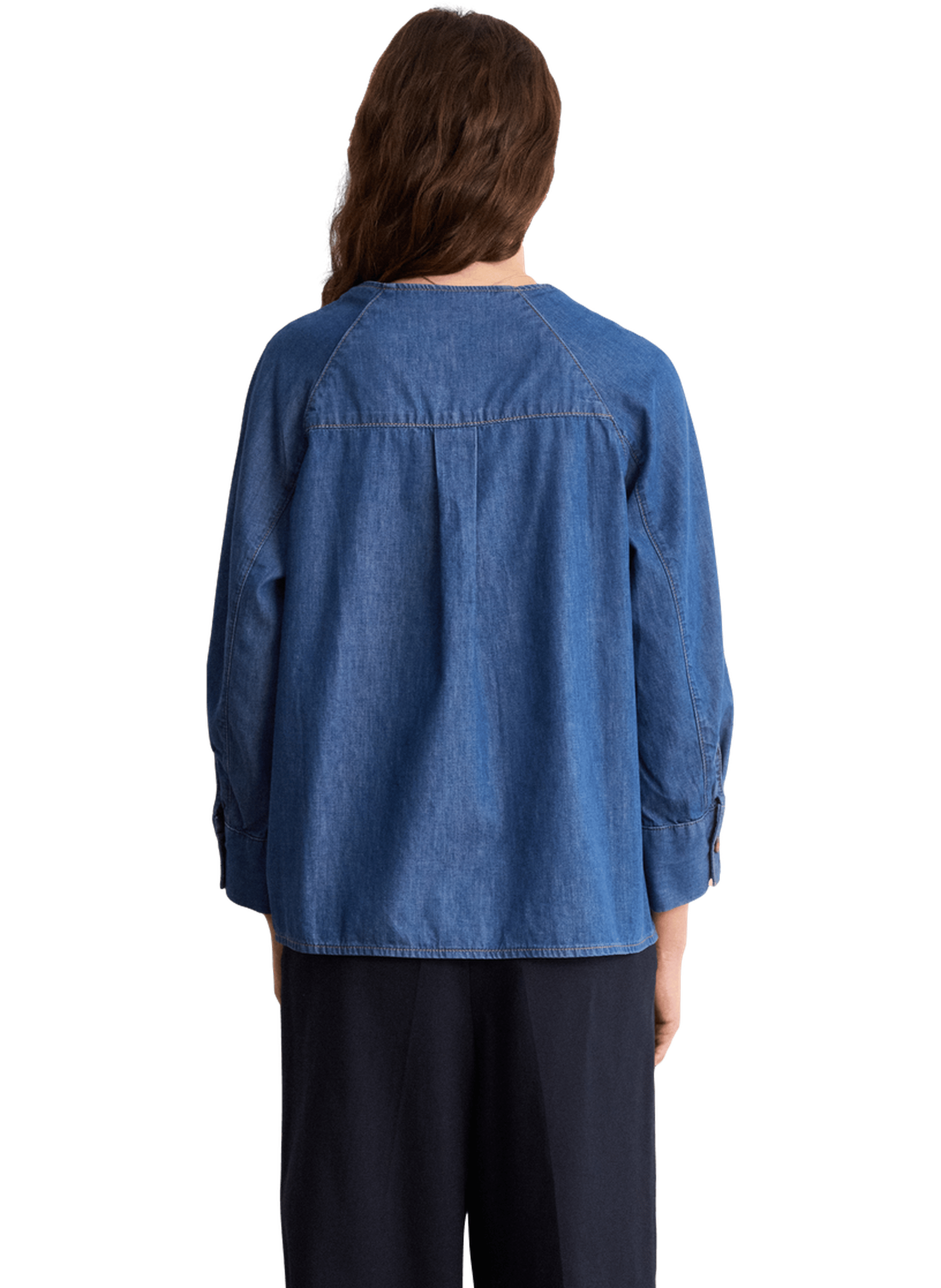 Chemise en denim souple - cathy PABLO Bleu