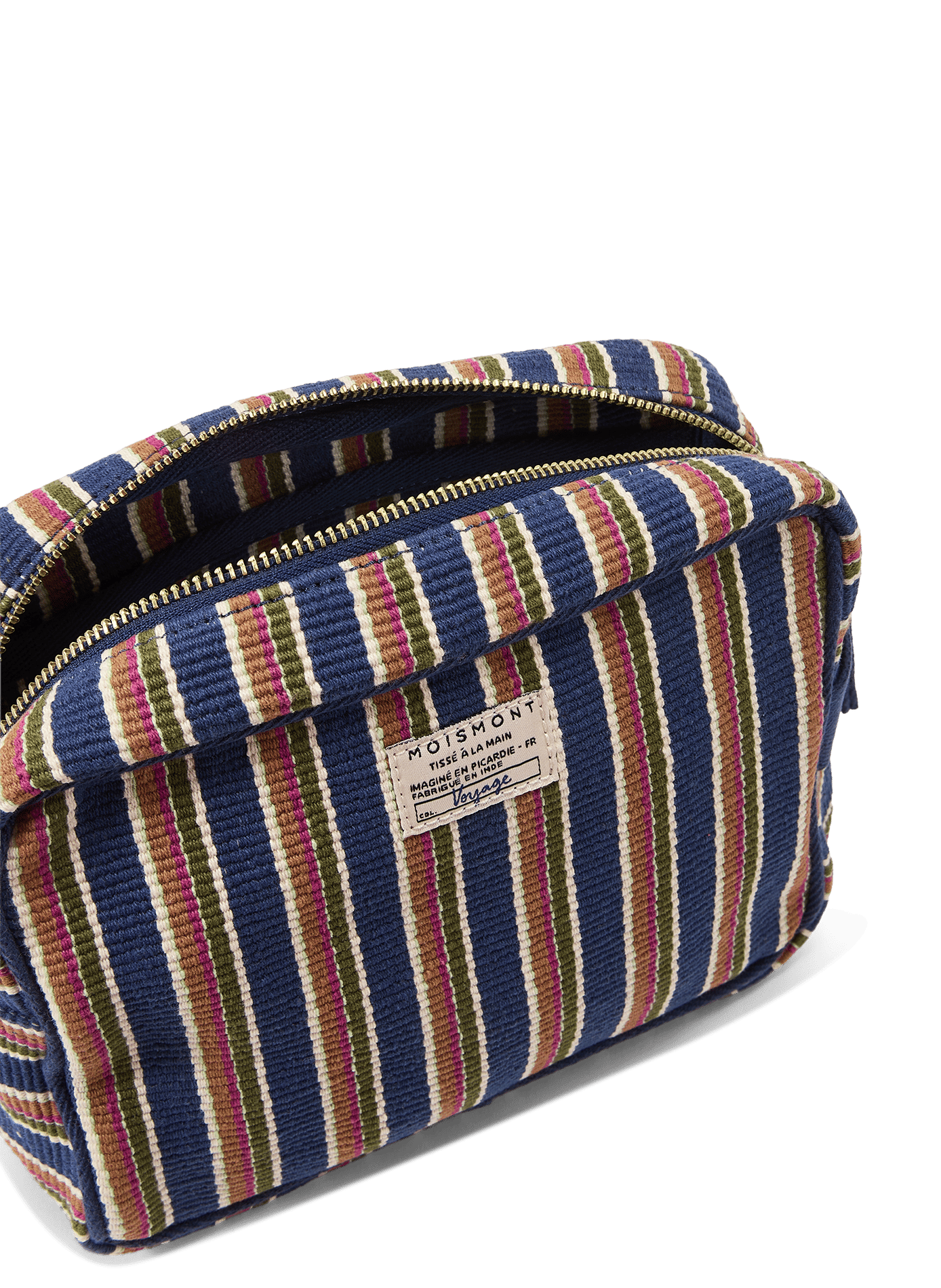 Trousse Bari Amazon en coton MOISMONT Bleu