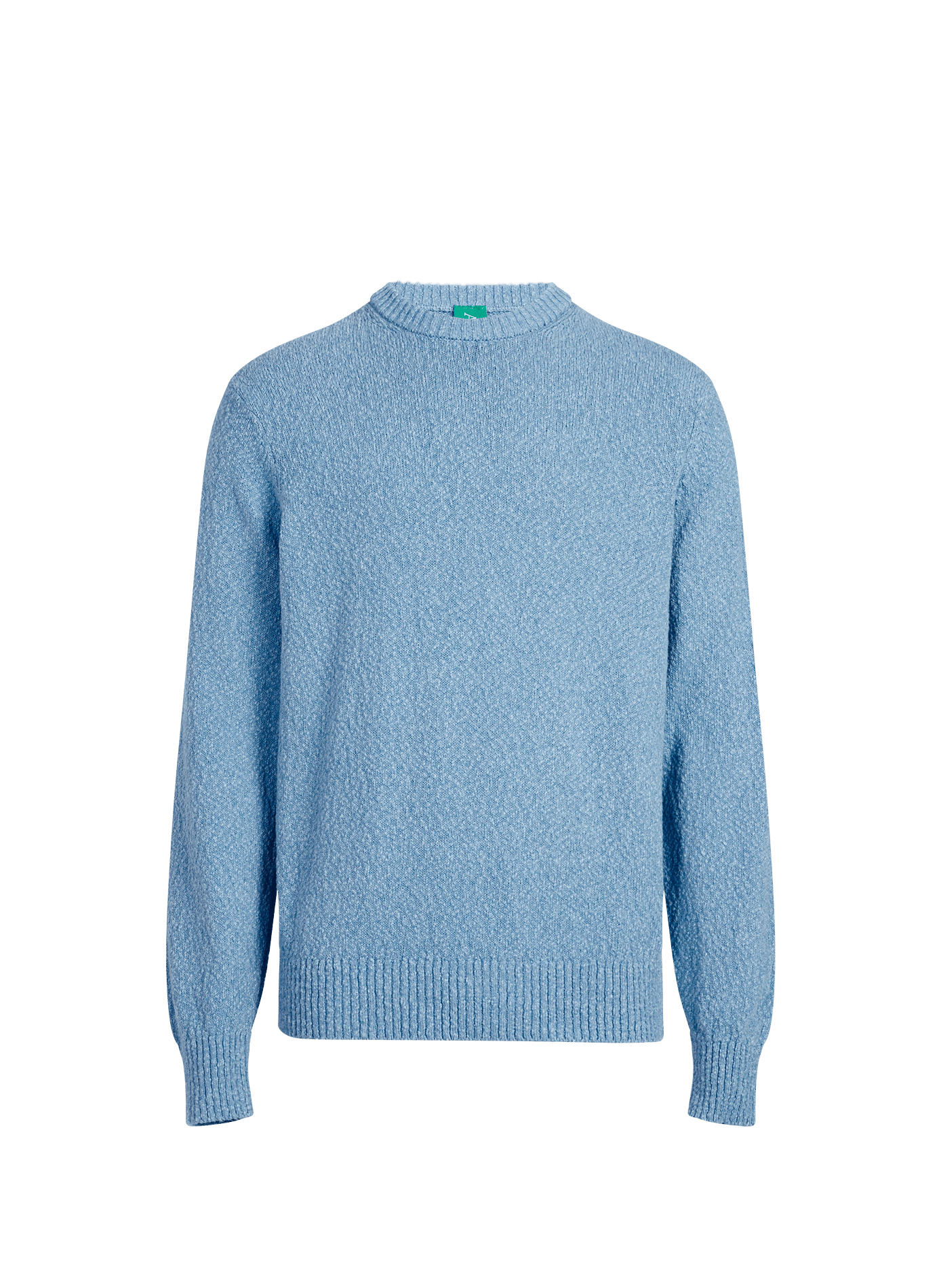 Pull droit col rond en coton ANNARR Bleu