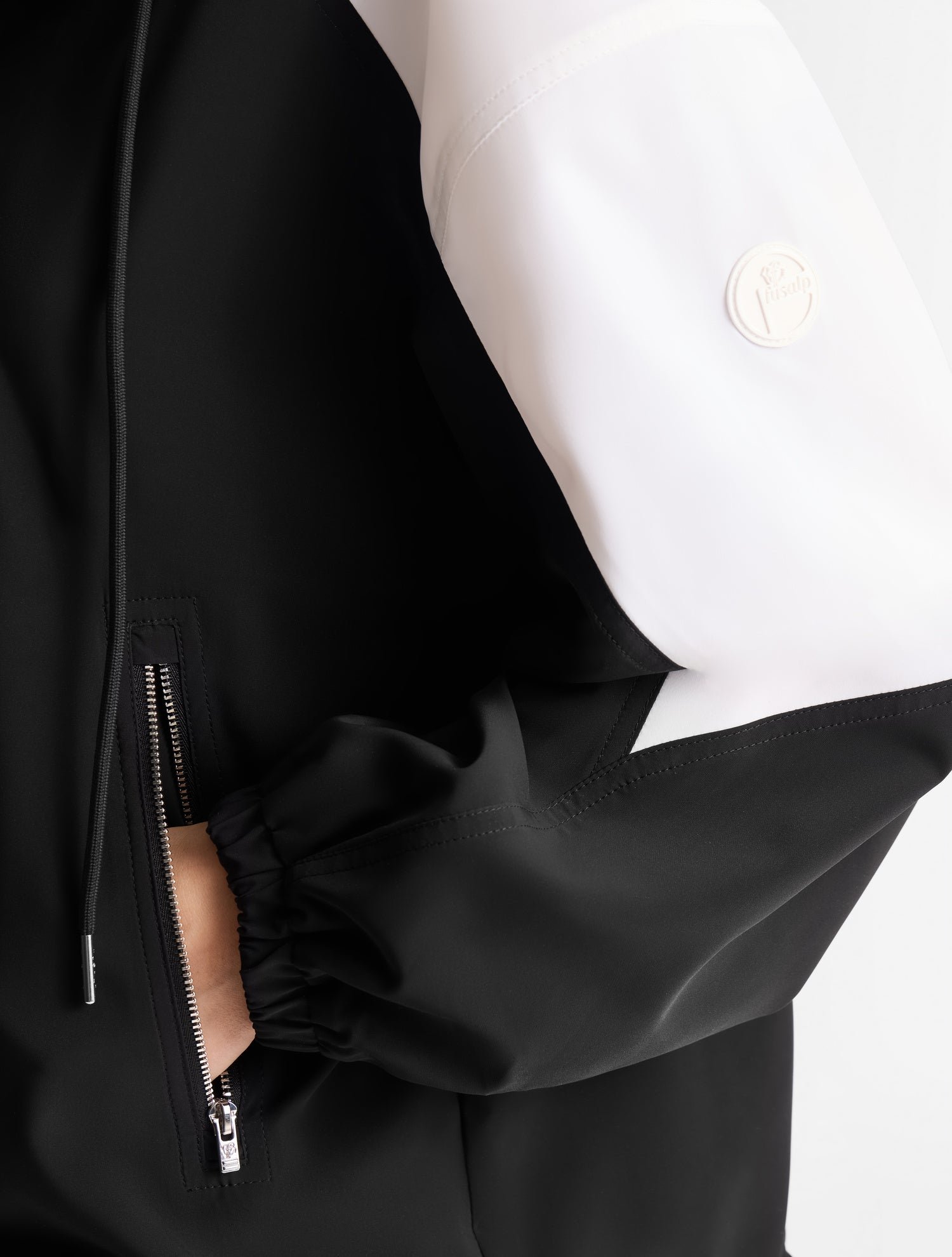 Blouson aleria col capuche coupe regular FUSALP Noir