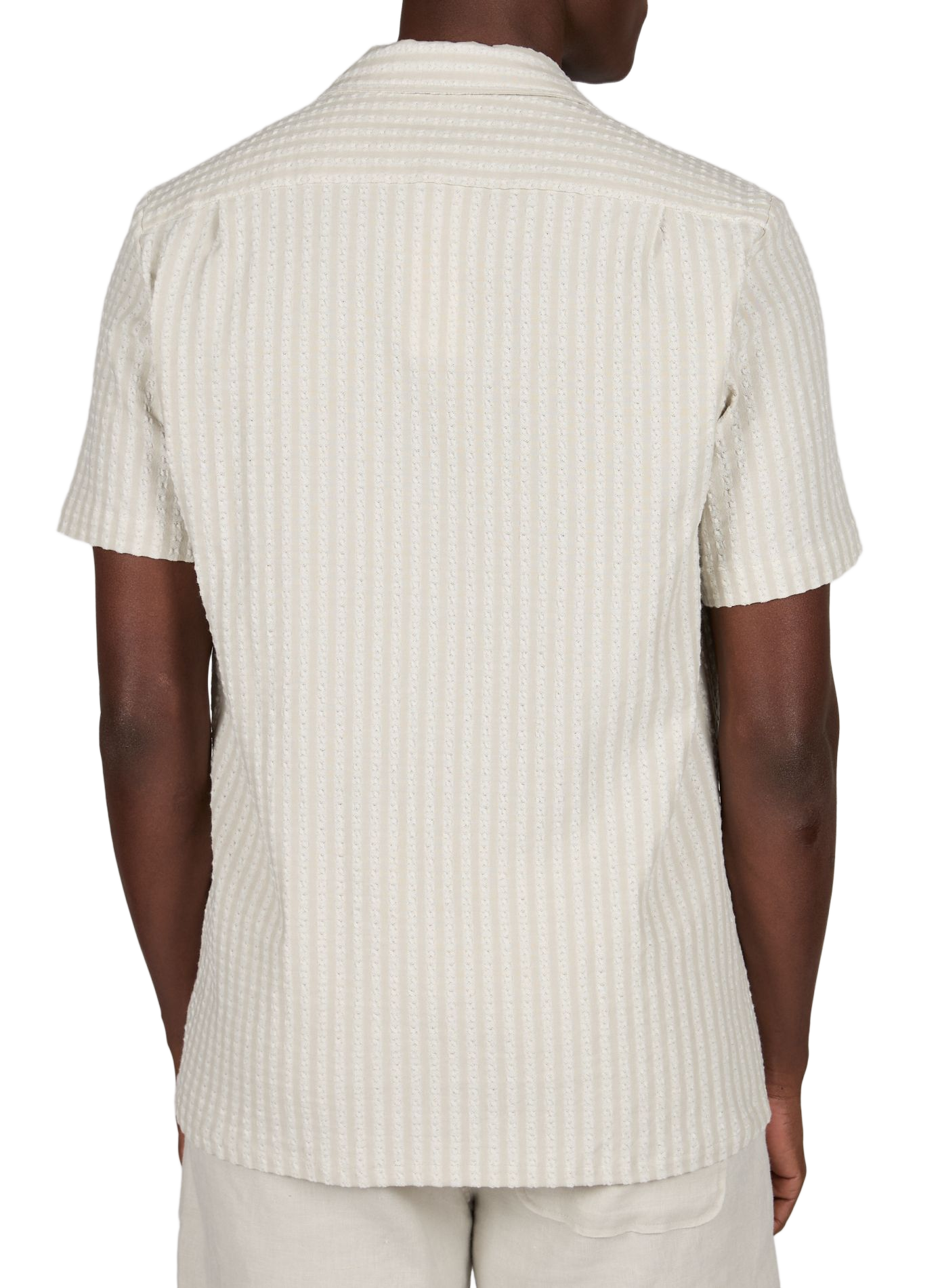 Polo manches courtes texturé SAMSOE SAMSOE Gris