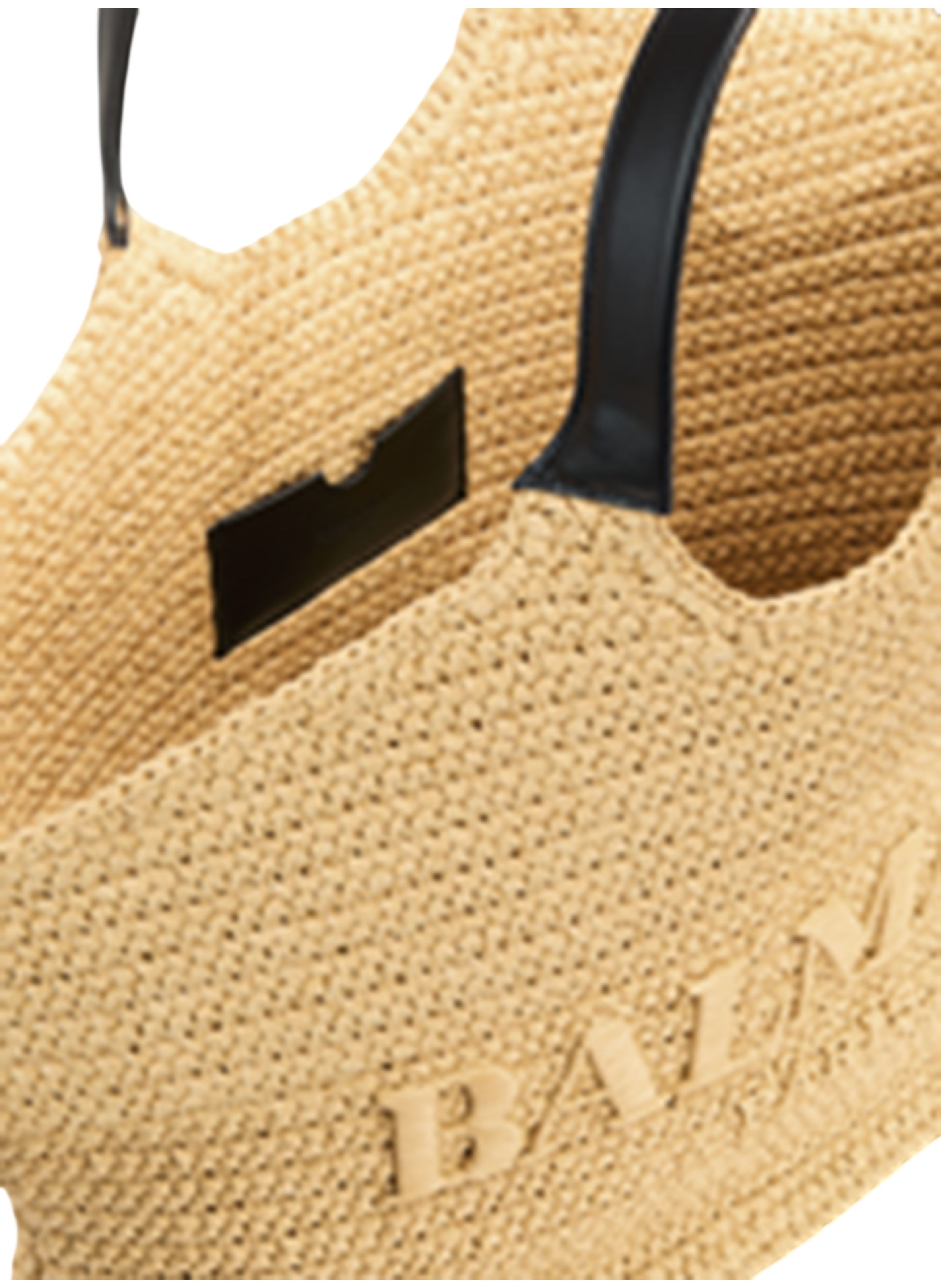 Sac cabas balmain en crochet BALMAIN Beige