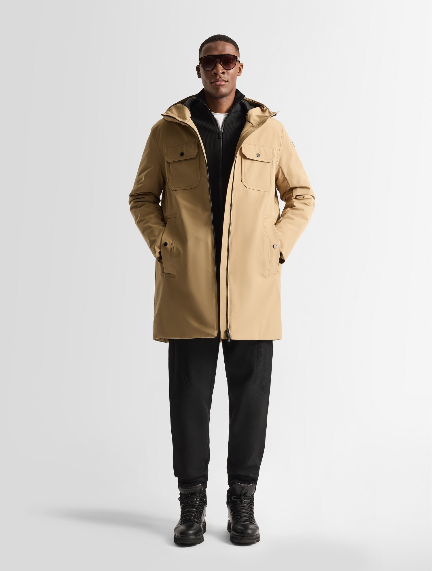 Manteau orno col capuche FUSALP Beige