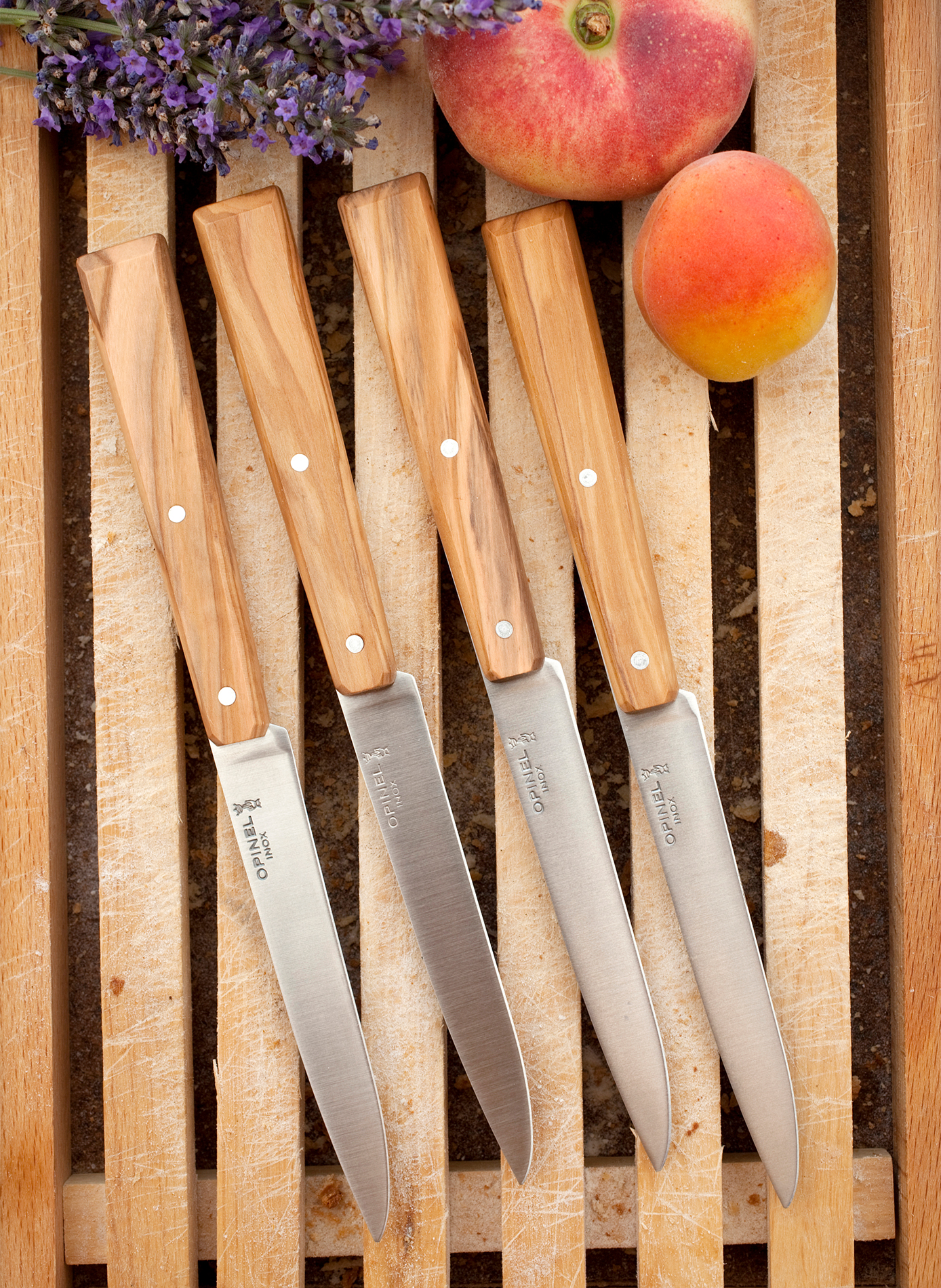 Coffret de 4 couteaux Bon Appétit OPINEL Marron