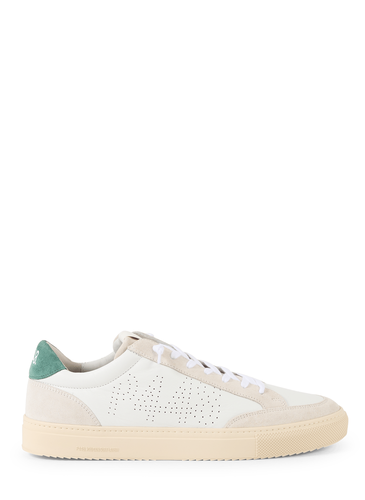 Sneakers Soho bicolore in pelle P448 Bianco