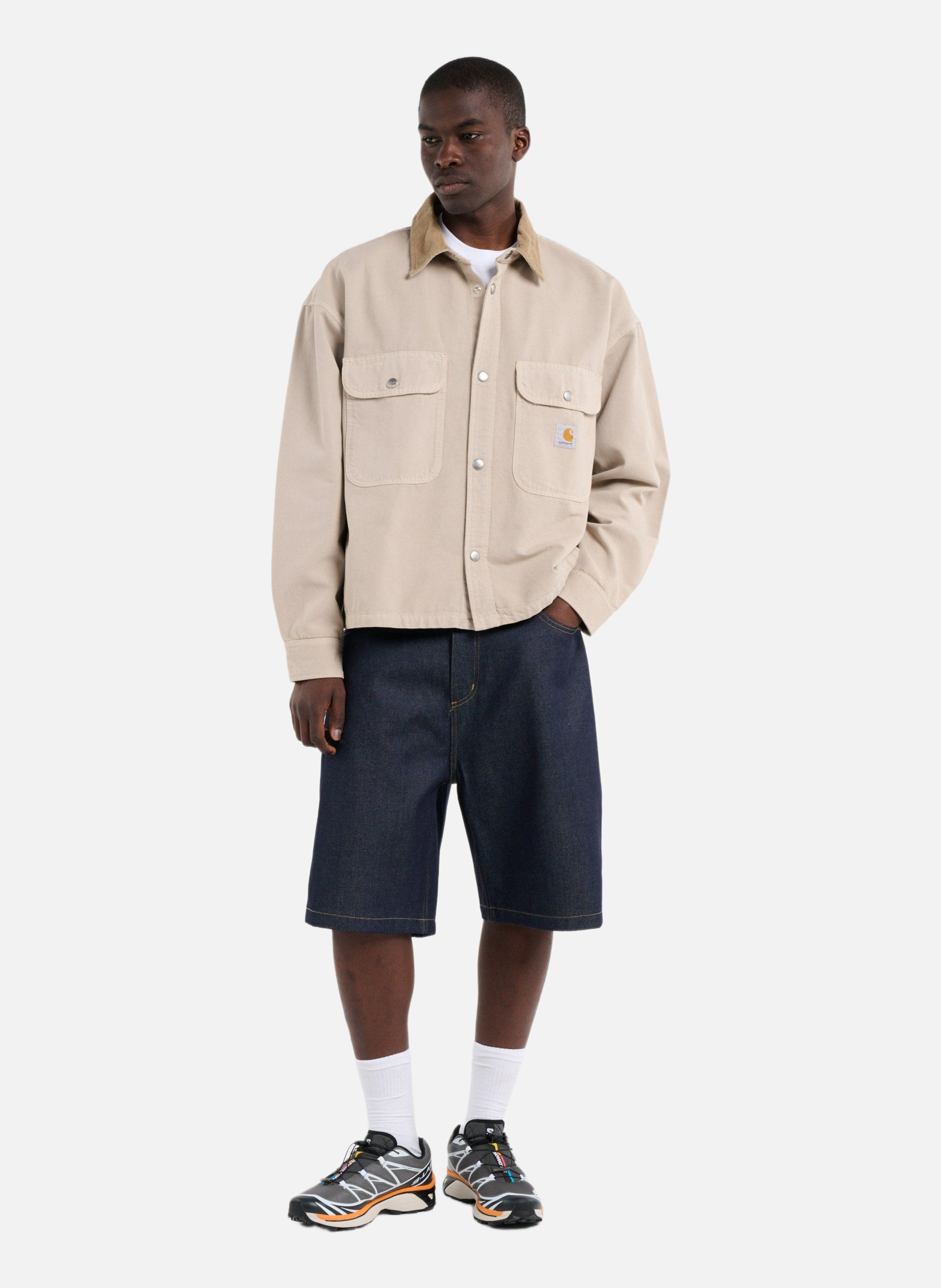 Surchemise prescott shirt jac CARHARTT WIP Beige