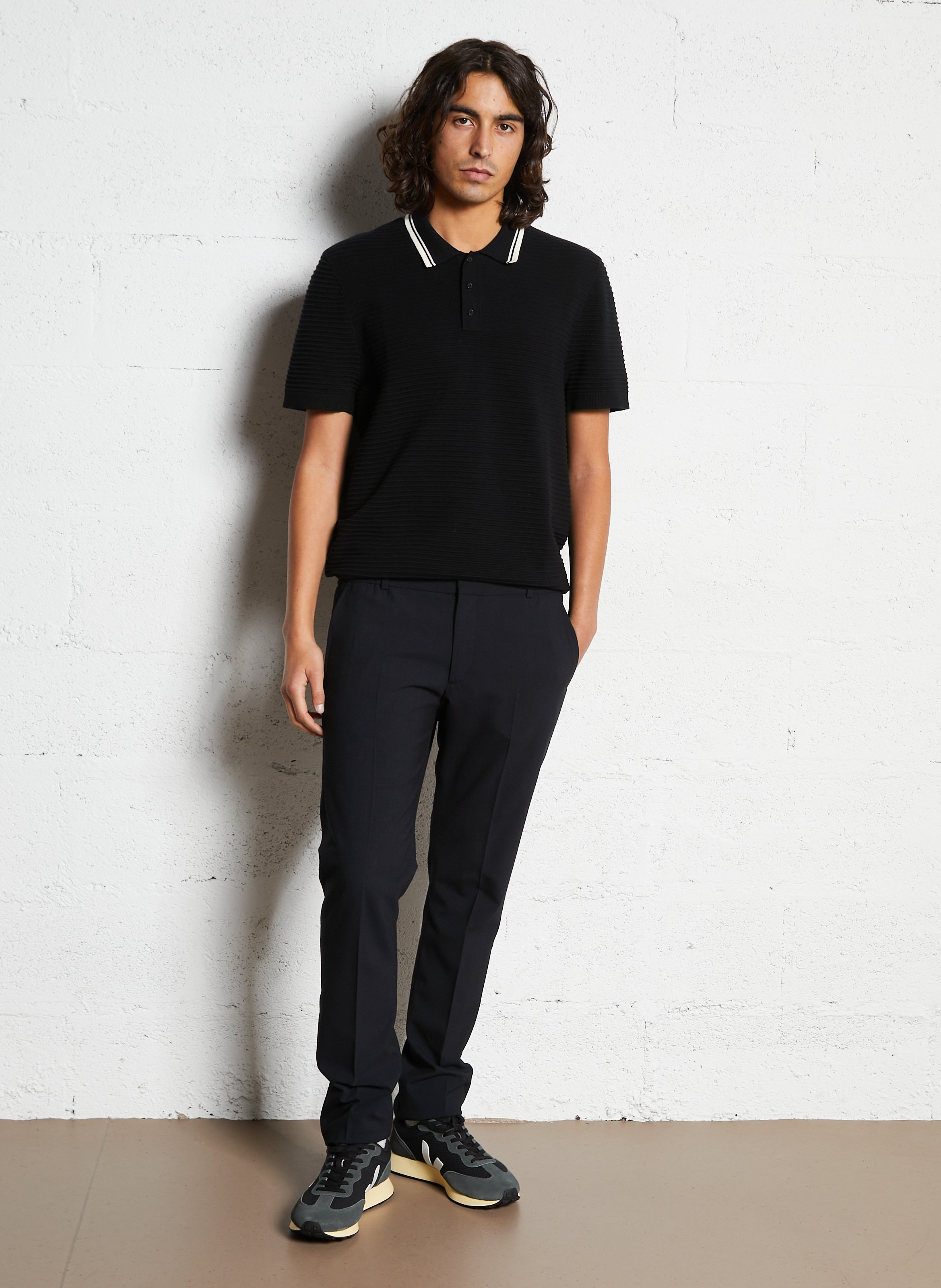 Pantalon droit IKKS Bleu