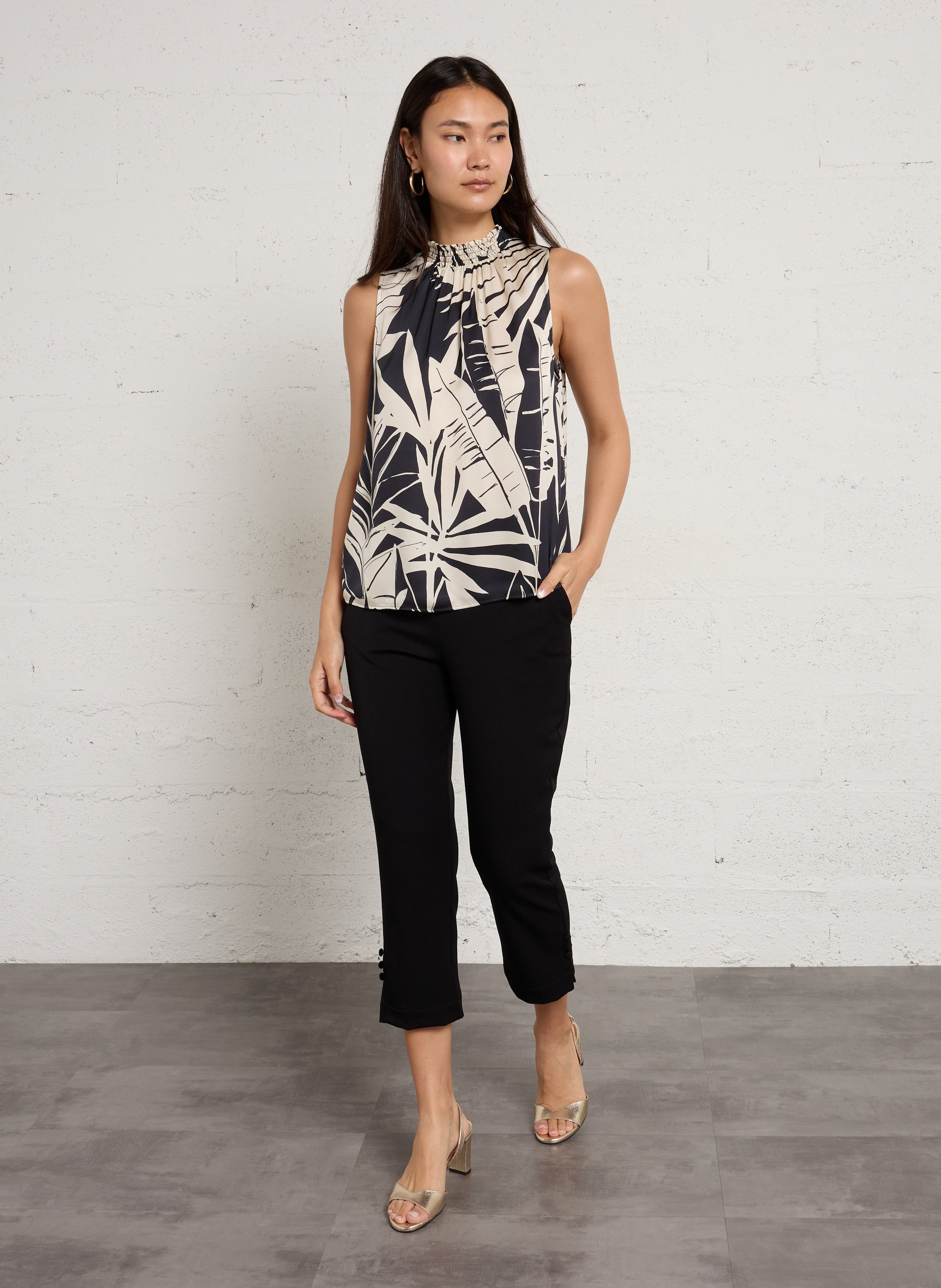 Capri droit IKKS Noir