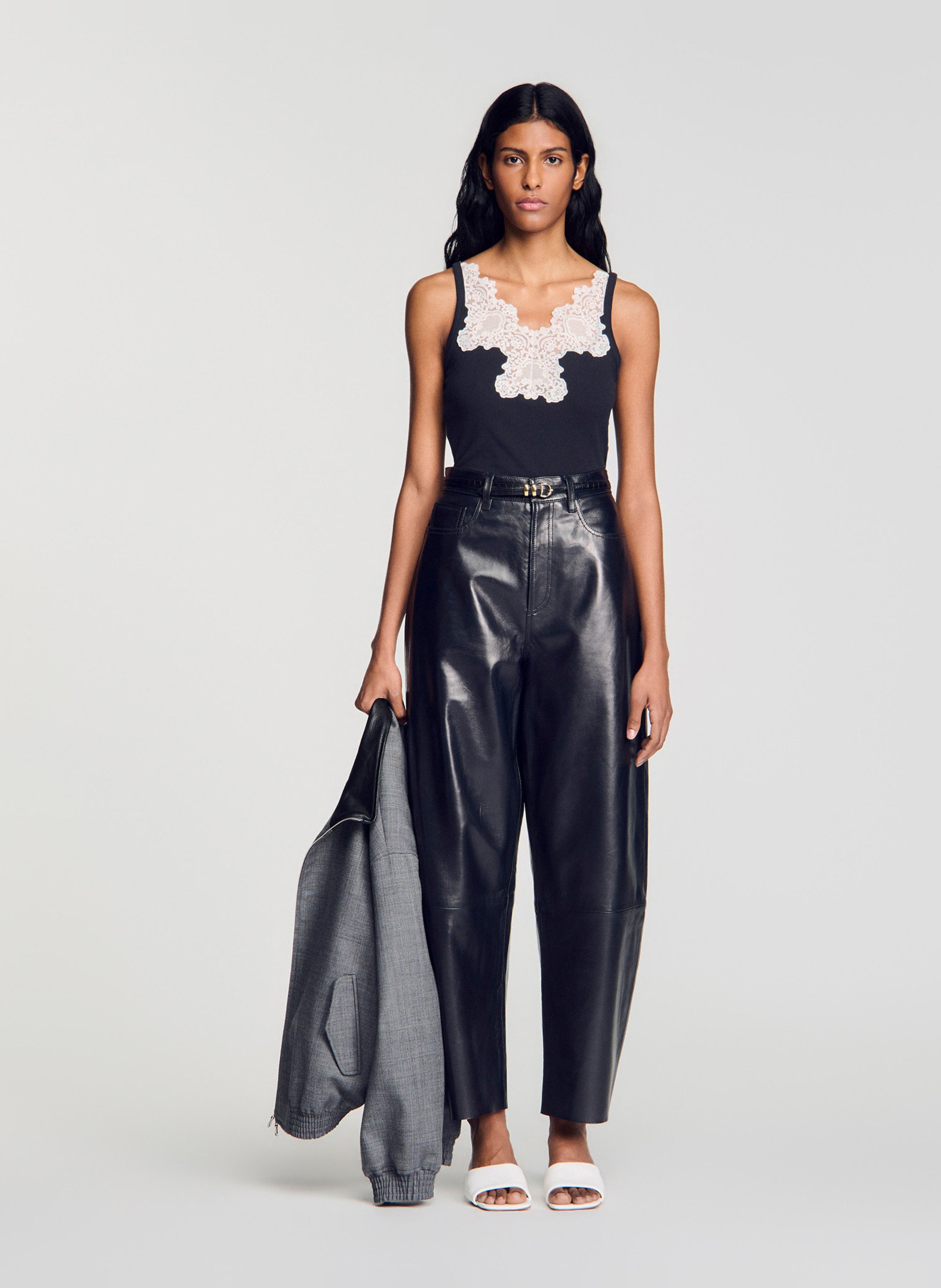 Top sans manches | Noir SANDRO Femme