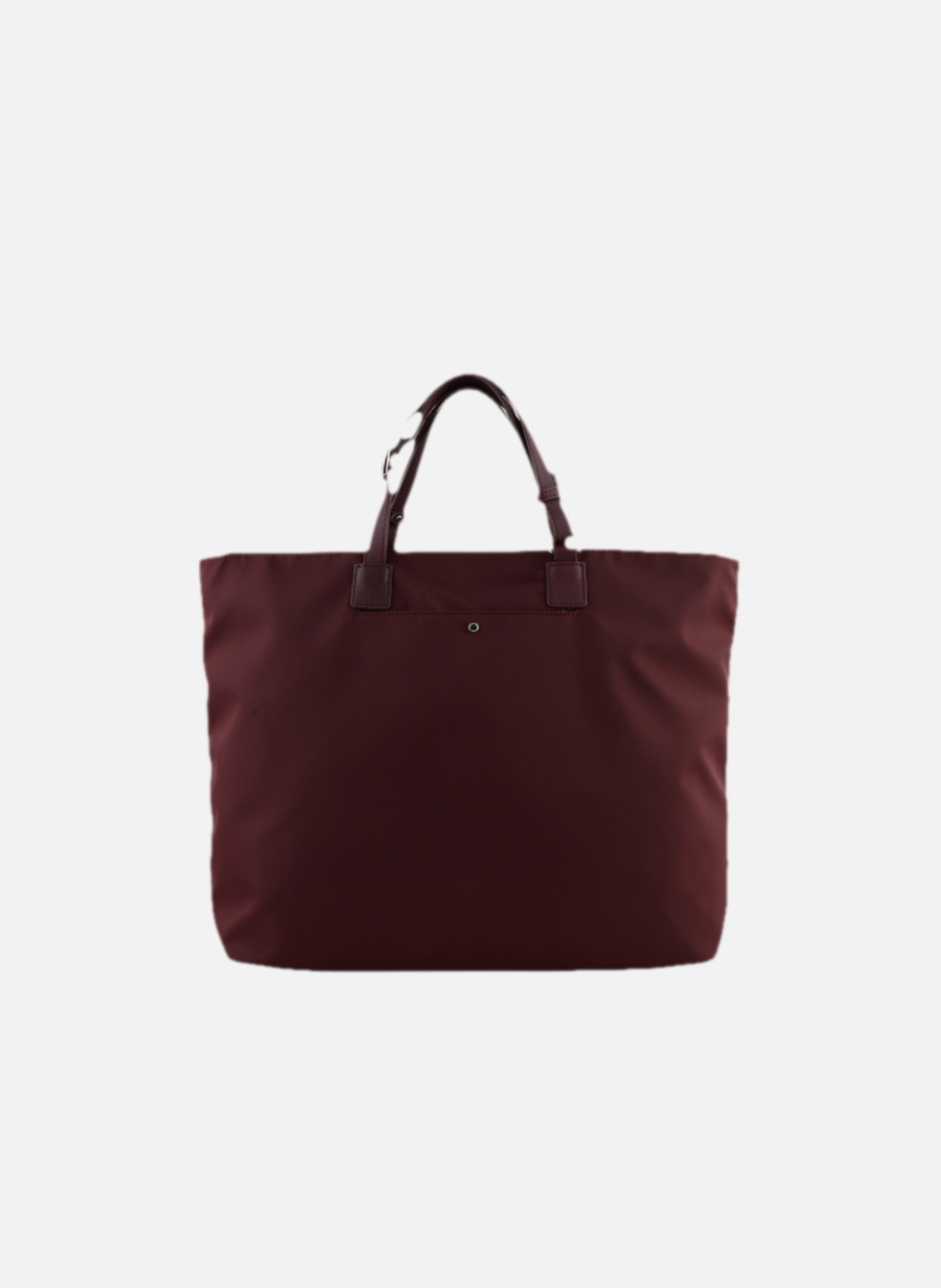 Escale | sac cabas en toile garnie cuir POURCHET Rouge