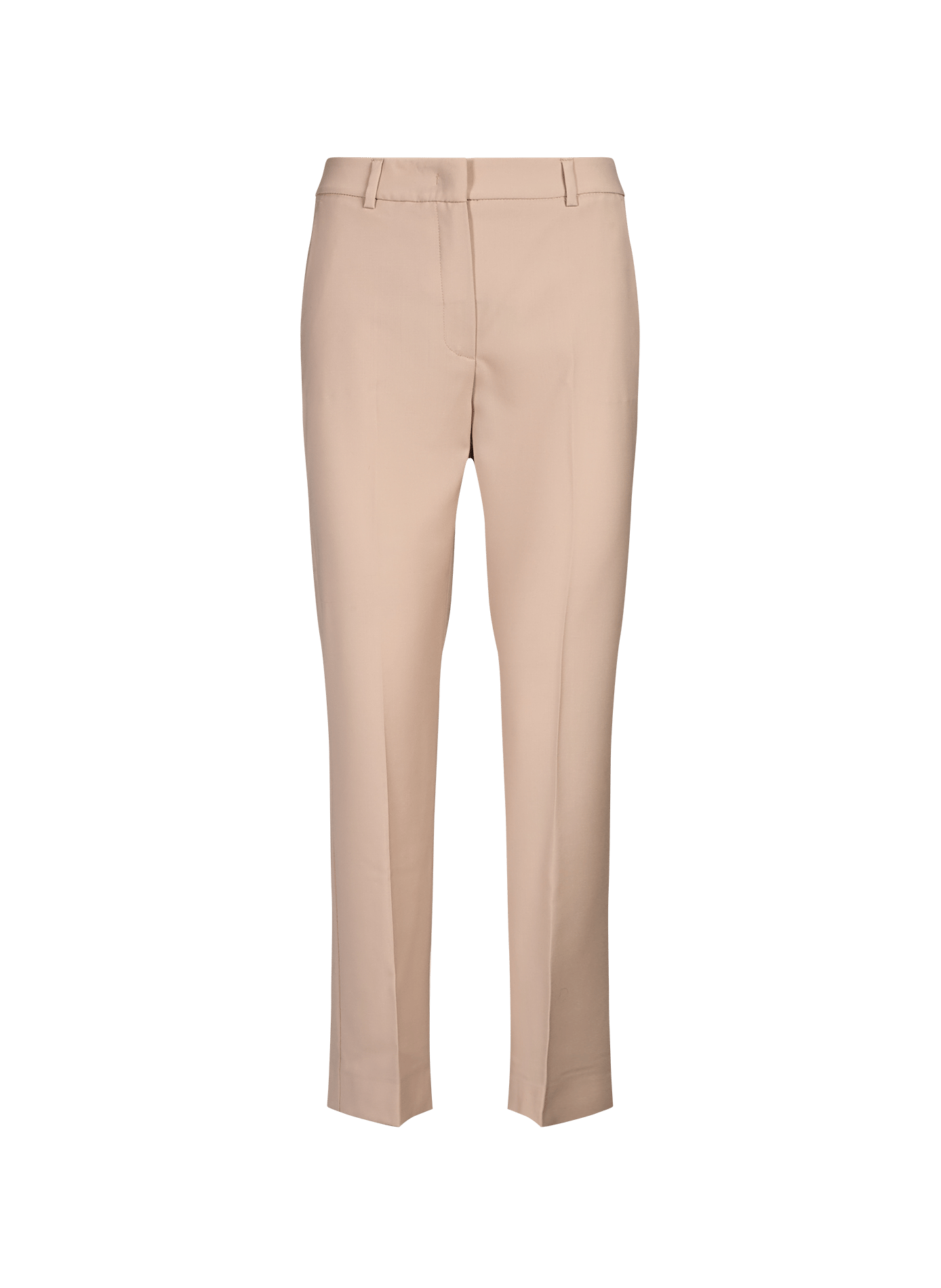 Solid virgin wool cigarette pants MAX MARA WEEK END Beige