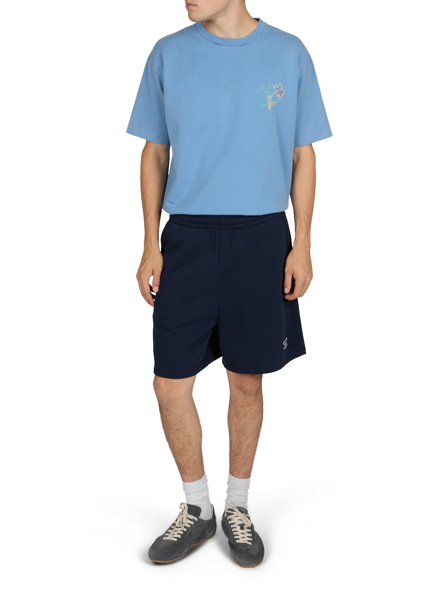 Tee-shirt en coton DROLE DE MONSIEUR Bleu