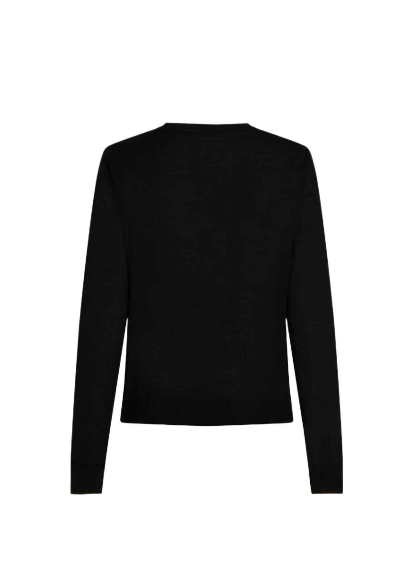 V-neck wool vest KARL LAGERFELD Black