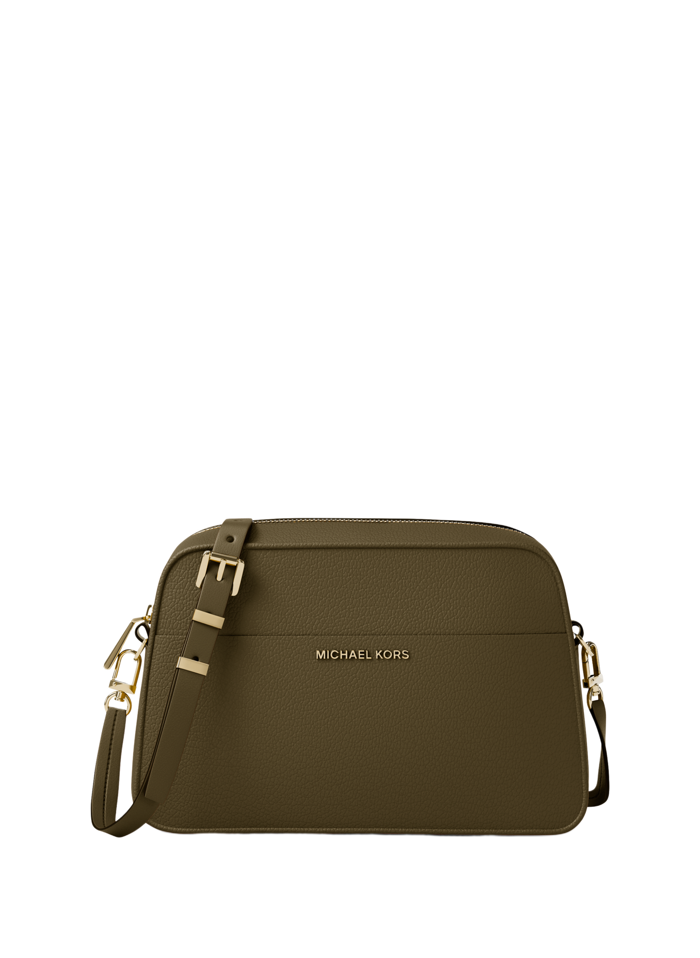 Sac à bandoulière Jet Set en cuir MICHAEL KORS Marron