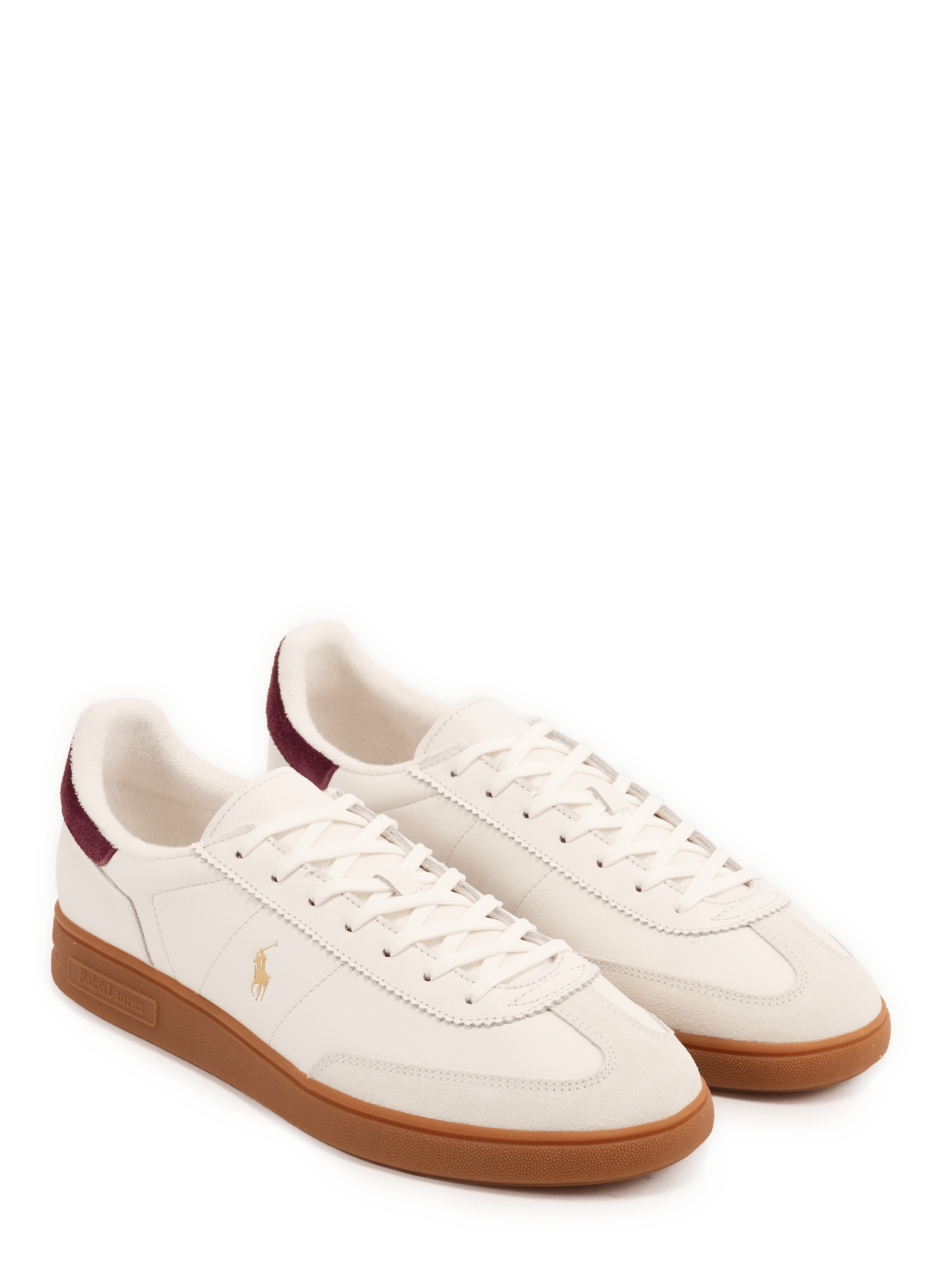 Low-top Bedford leather sneakers POLO RALPH LAUREN White