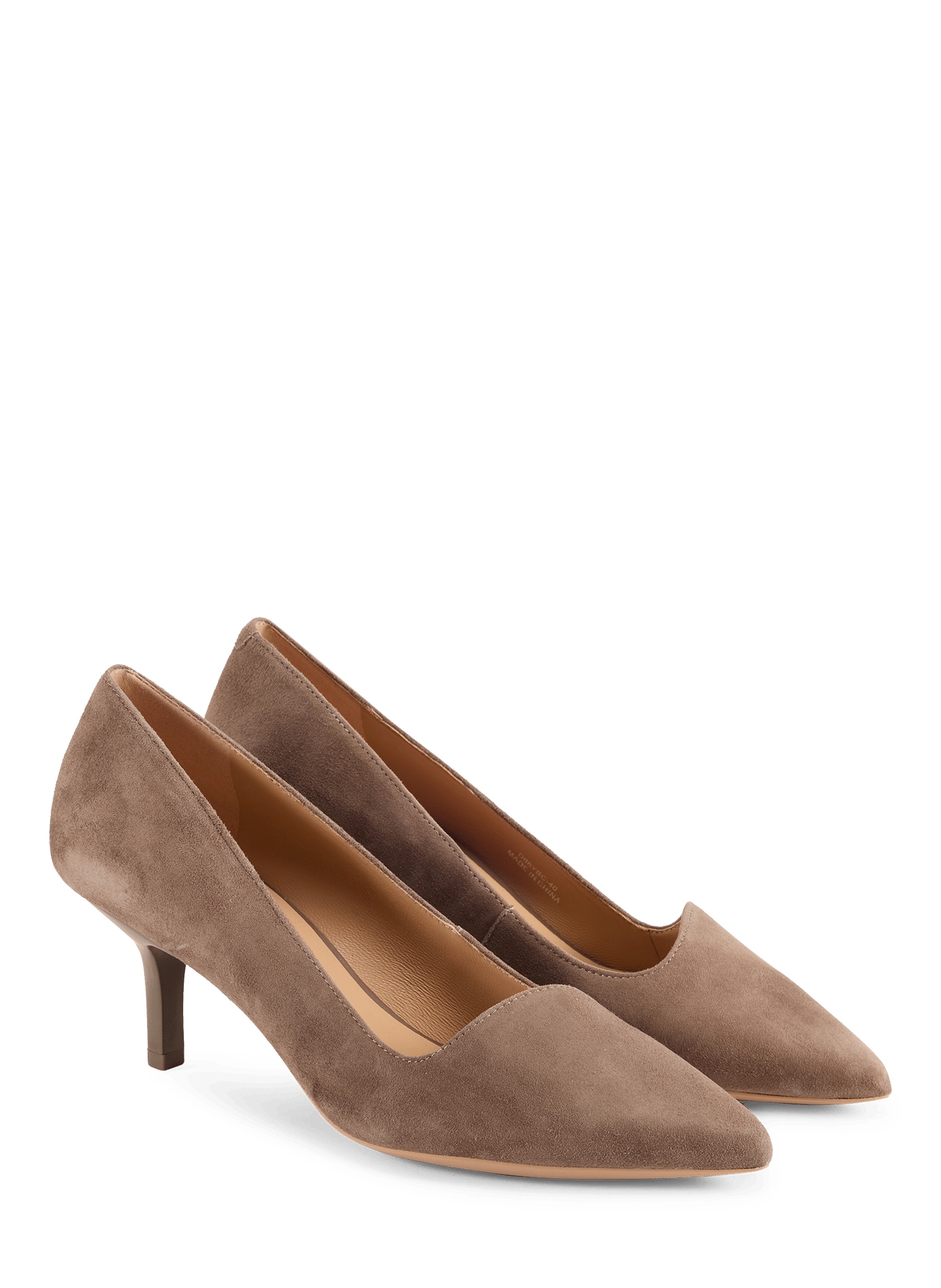 Leather heels GEOX Brown