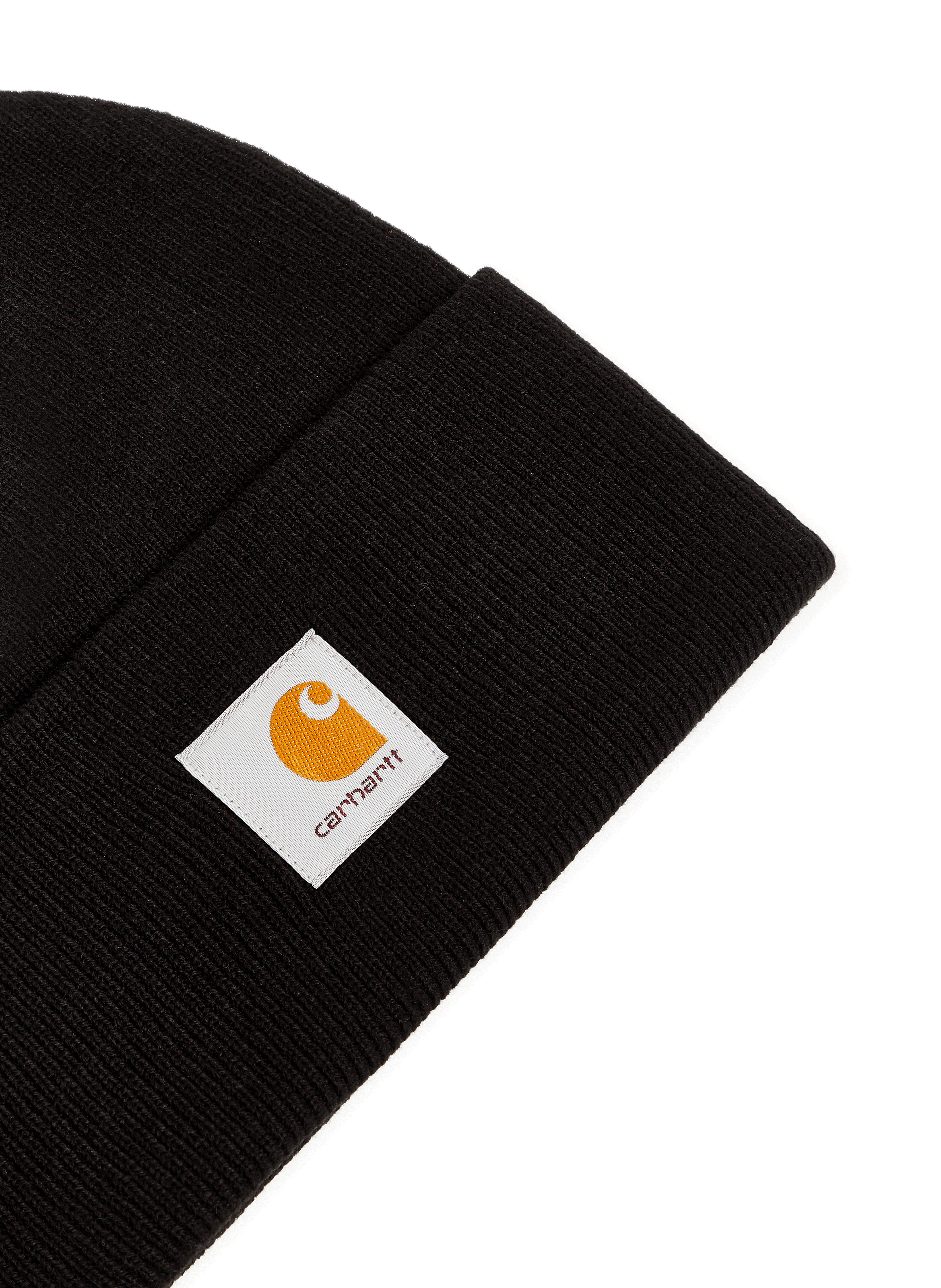 Bonnet mailles tricotées à revers CARHARTT WIP Noir