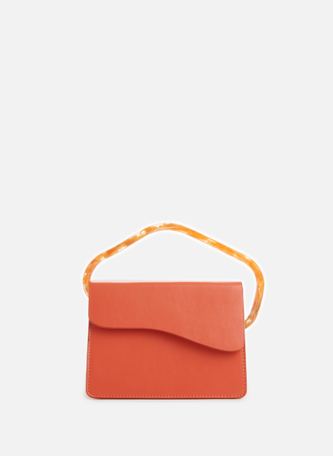 حقيبة يد جلدية برتقاليةNATURAE SACRA 