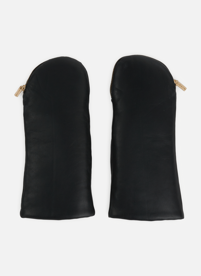 Leather mittens ARISTIDE
