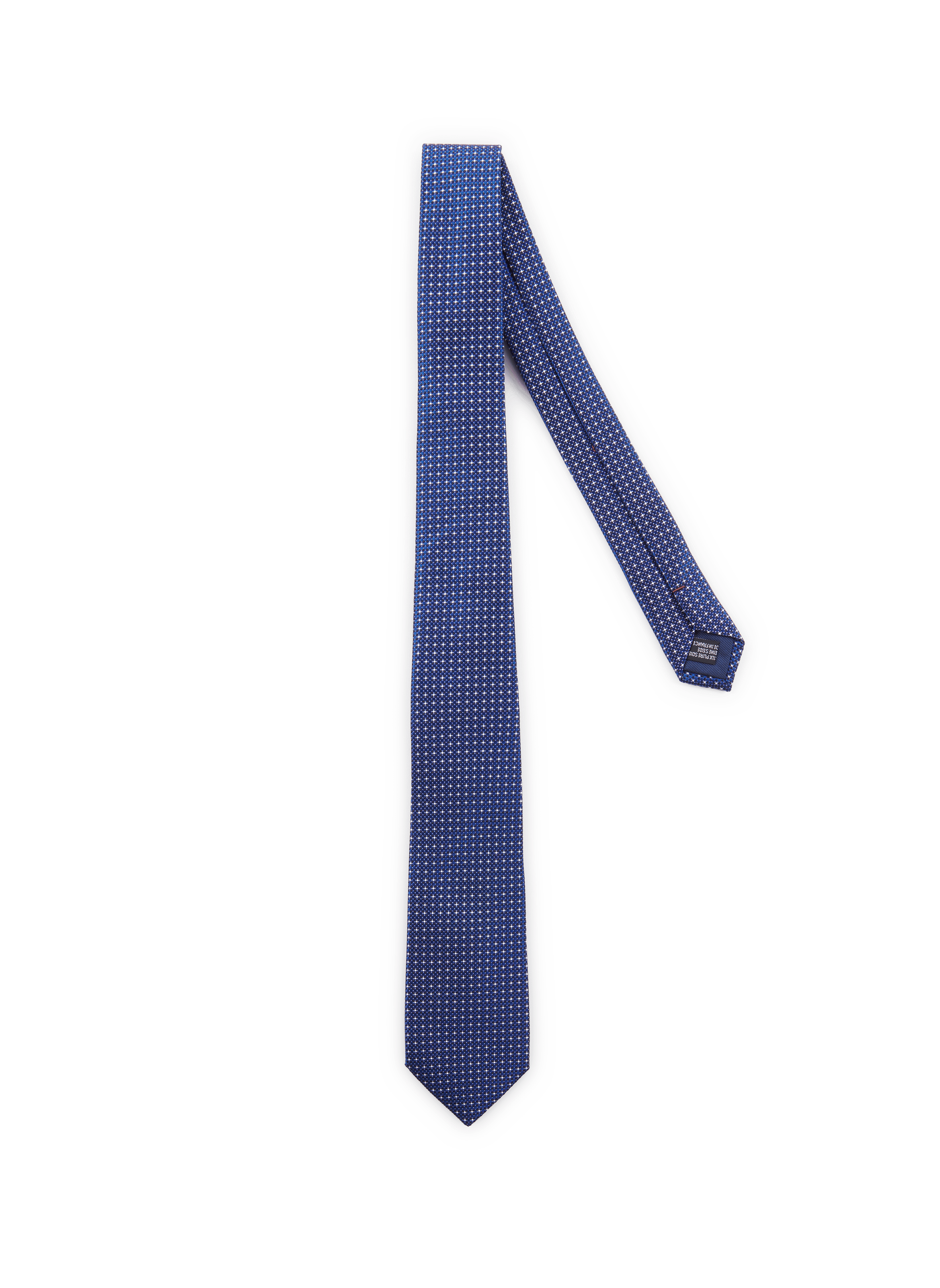 Printed silk tie ATELIER F&B Blue
