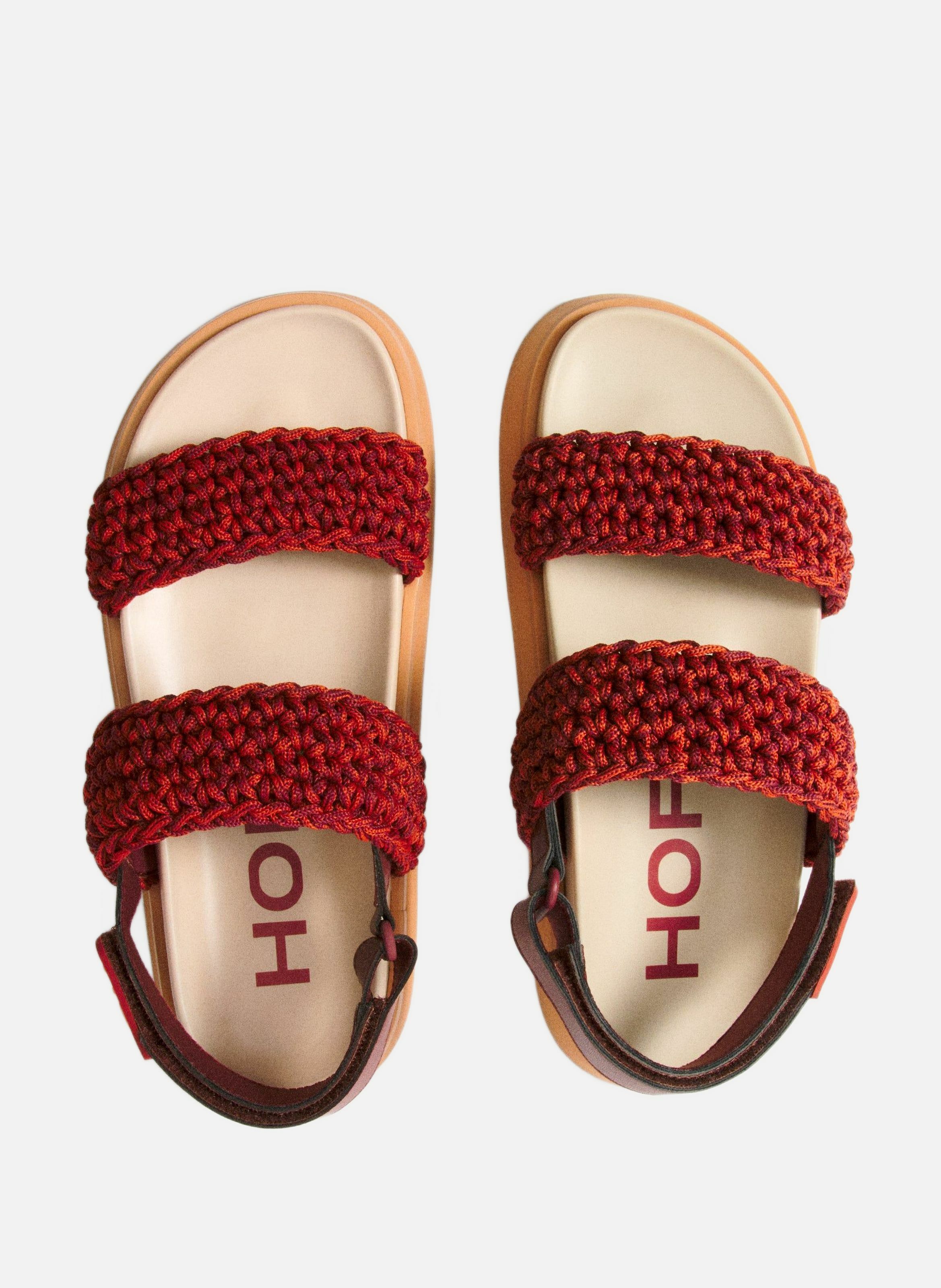 Sandales plates HOFF Marron