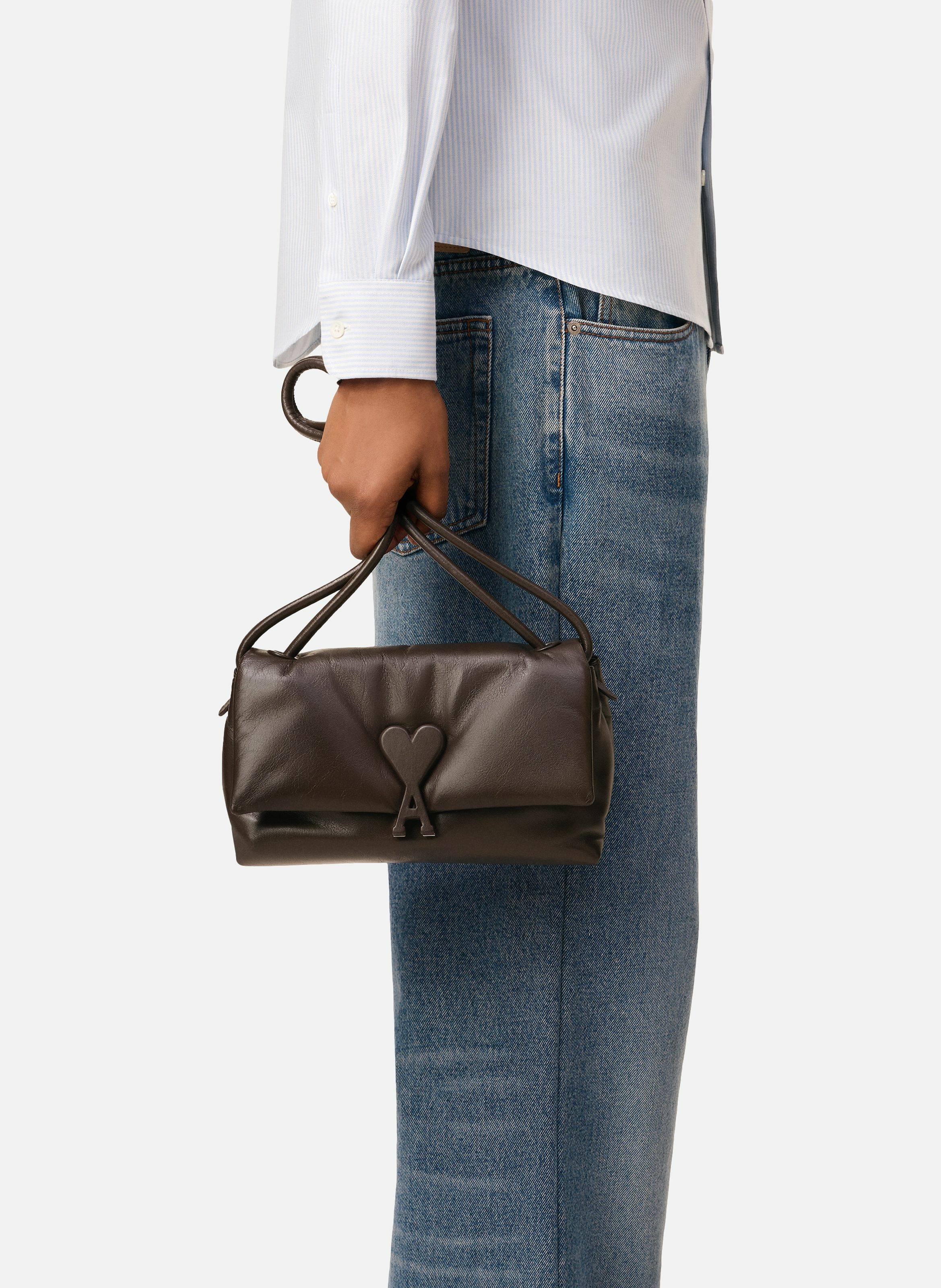 Sac voulez-vous unisexe AMI PARIS Marron