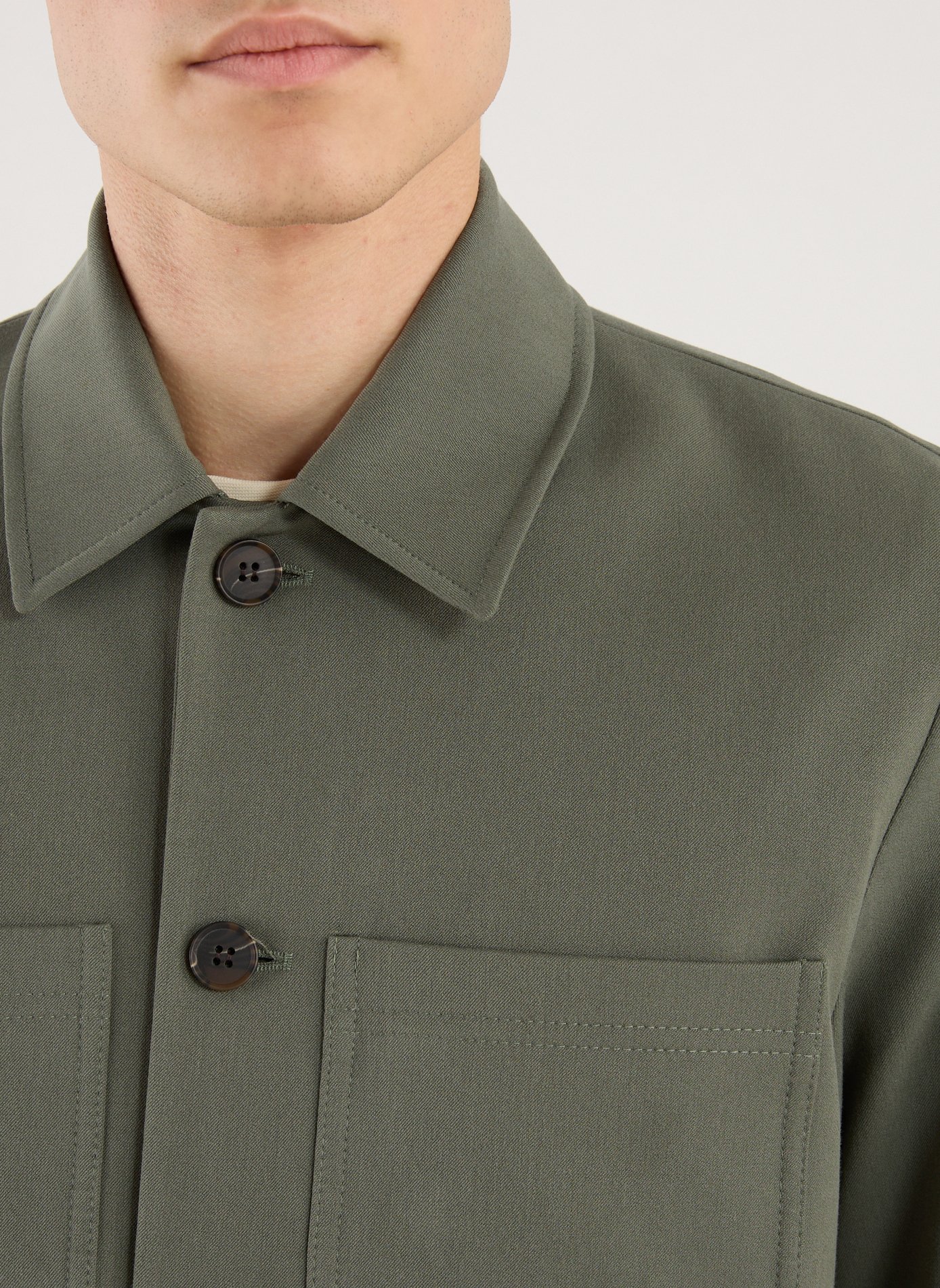 Veste chemise Marseille Hybrid LES DEUX Vert