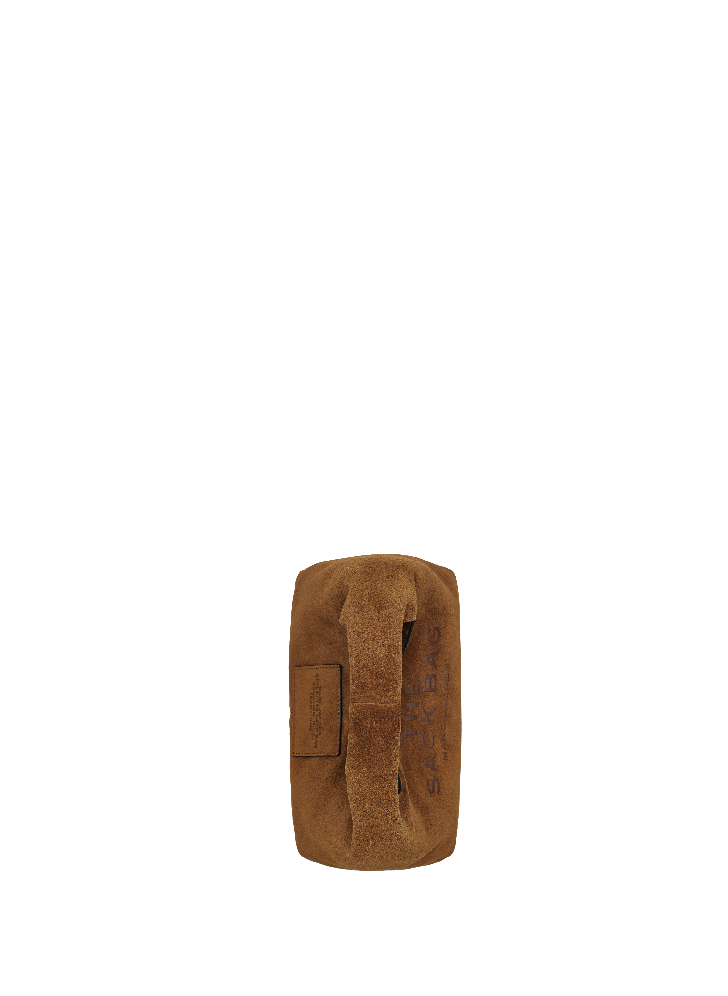 The Mini Sack Suede Leather Handbag MARC JACOBS Brown