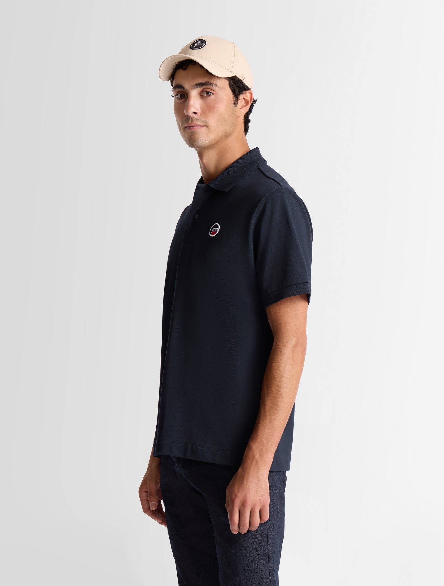 Polo manches courtes gerlo col polo coupe regular FUSALP Bleu