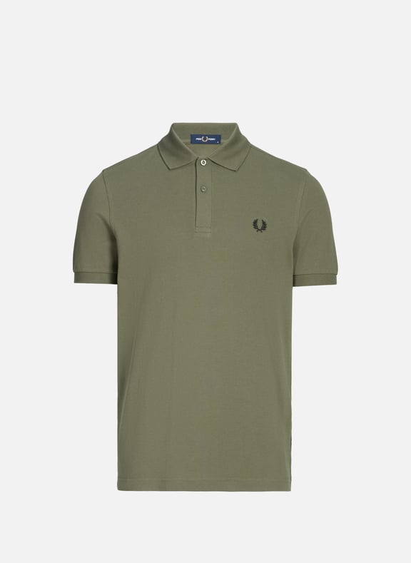 Cotton pique polo shirt Green by FRED PERRY FRED PERRY Cotton pique polo shirt Green