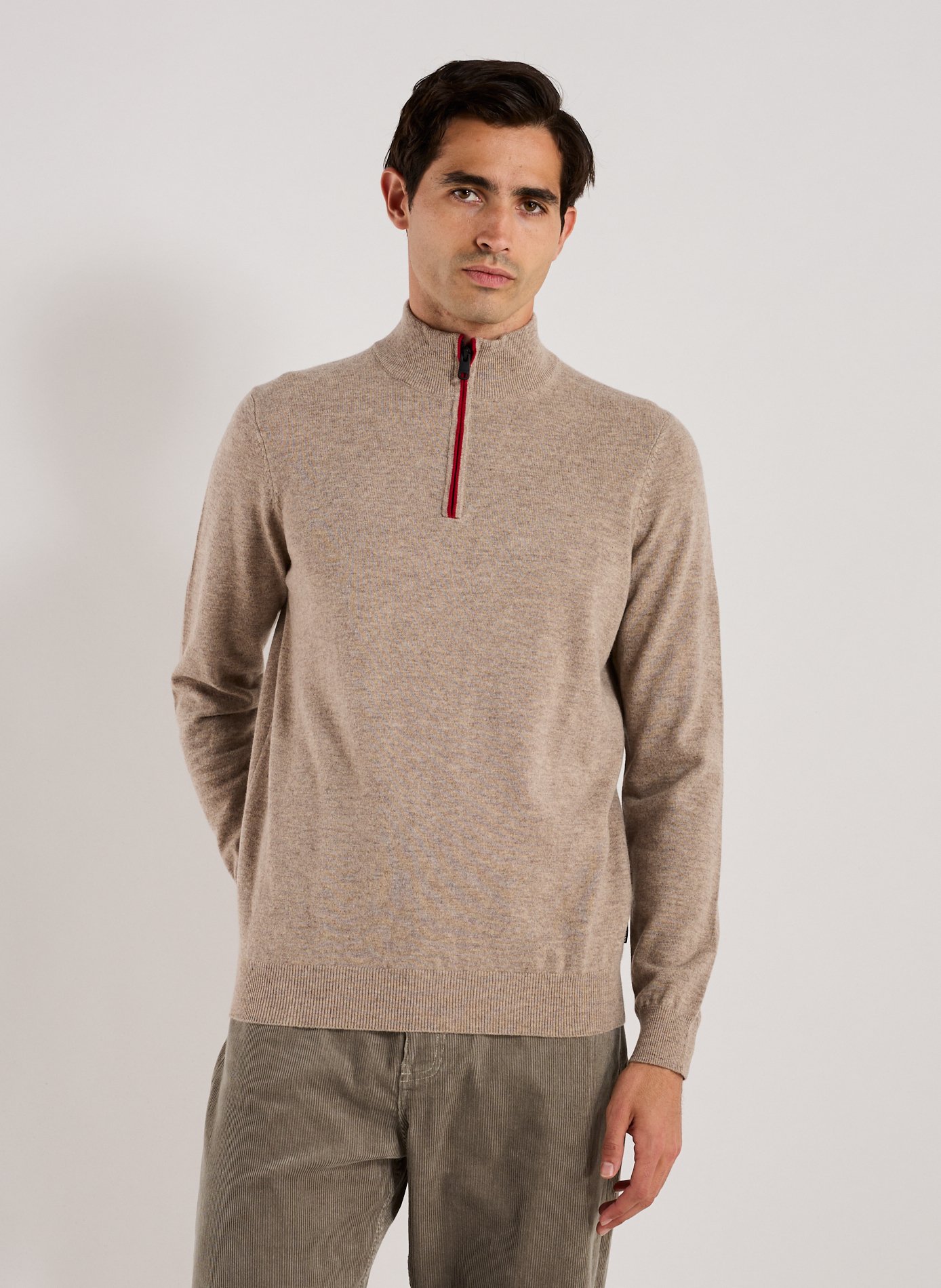 ECOALF Pull en laine Beige