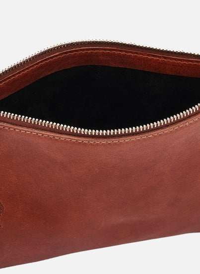 Sac banane en cuir de vachette IL BISONTE Sac banane en cuir de vachette IL BISONTE
