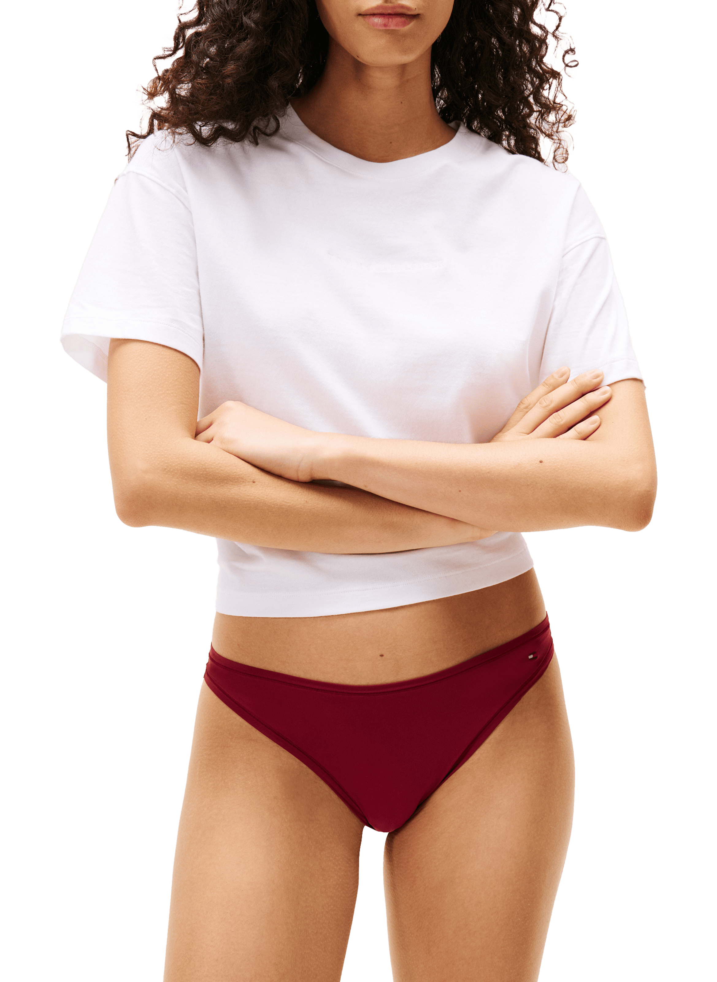 Culotte unie TOMMY HILFIGER Rouge