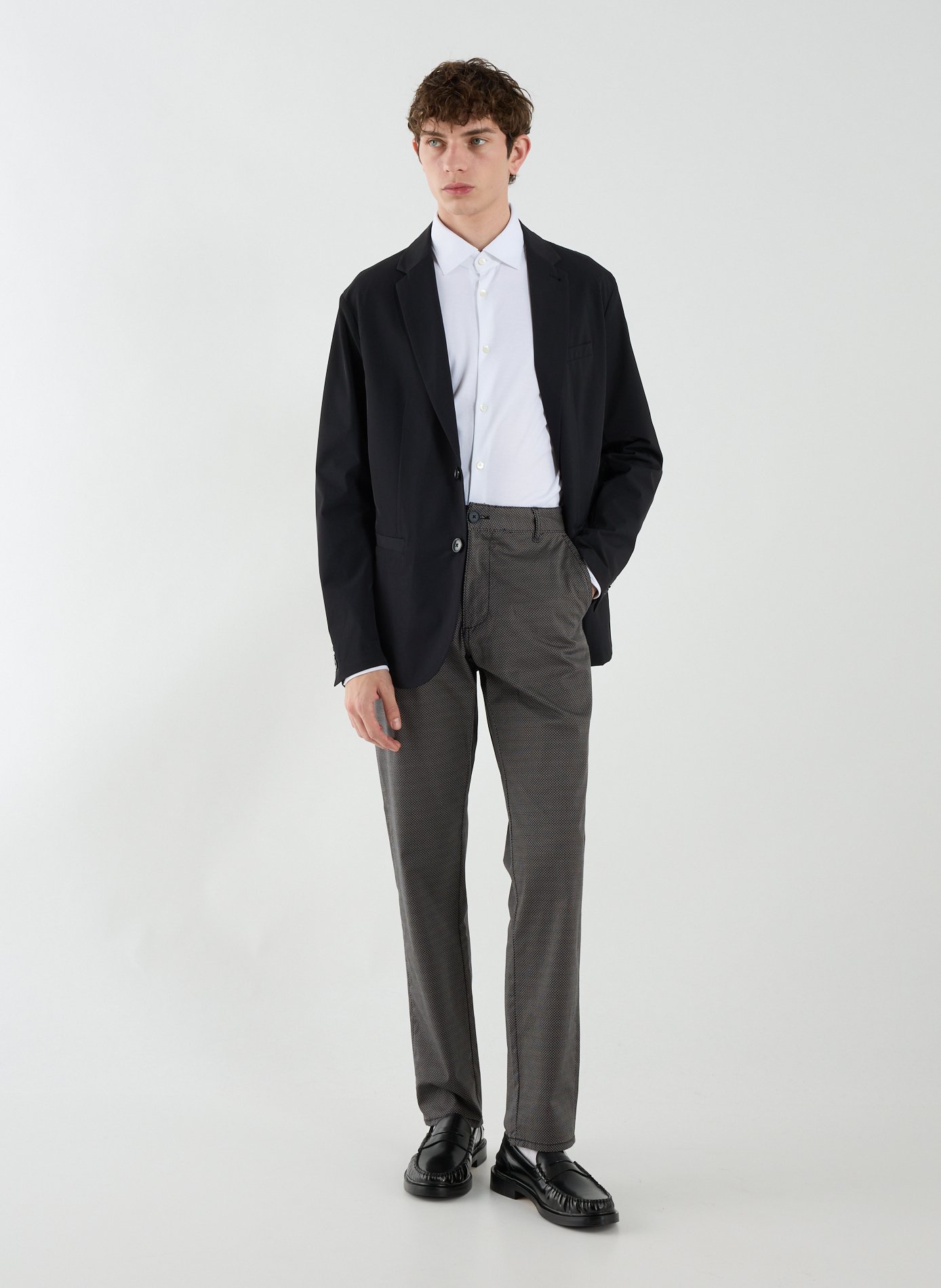 Cotton Trousers ARMANI EXCHANGE Blue