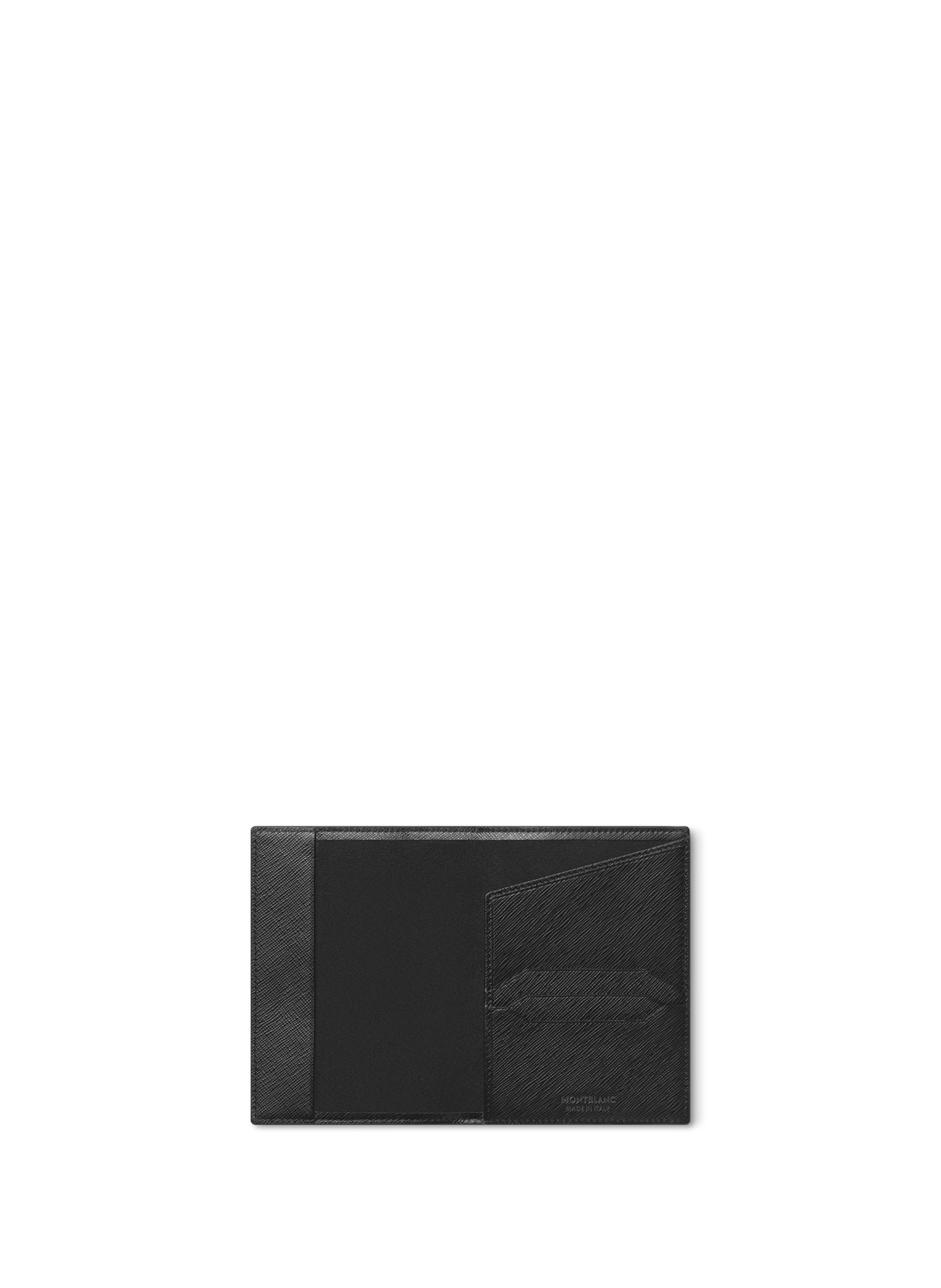 Textured leather passport holder MONTBLANC Black