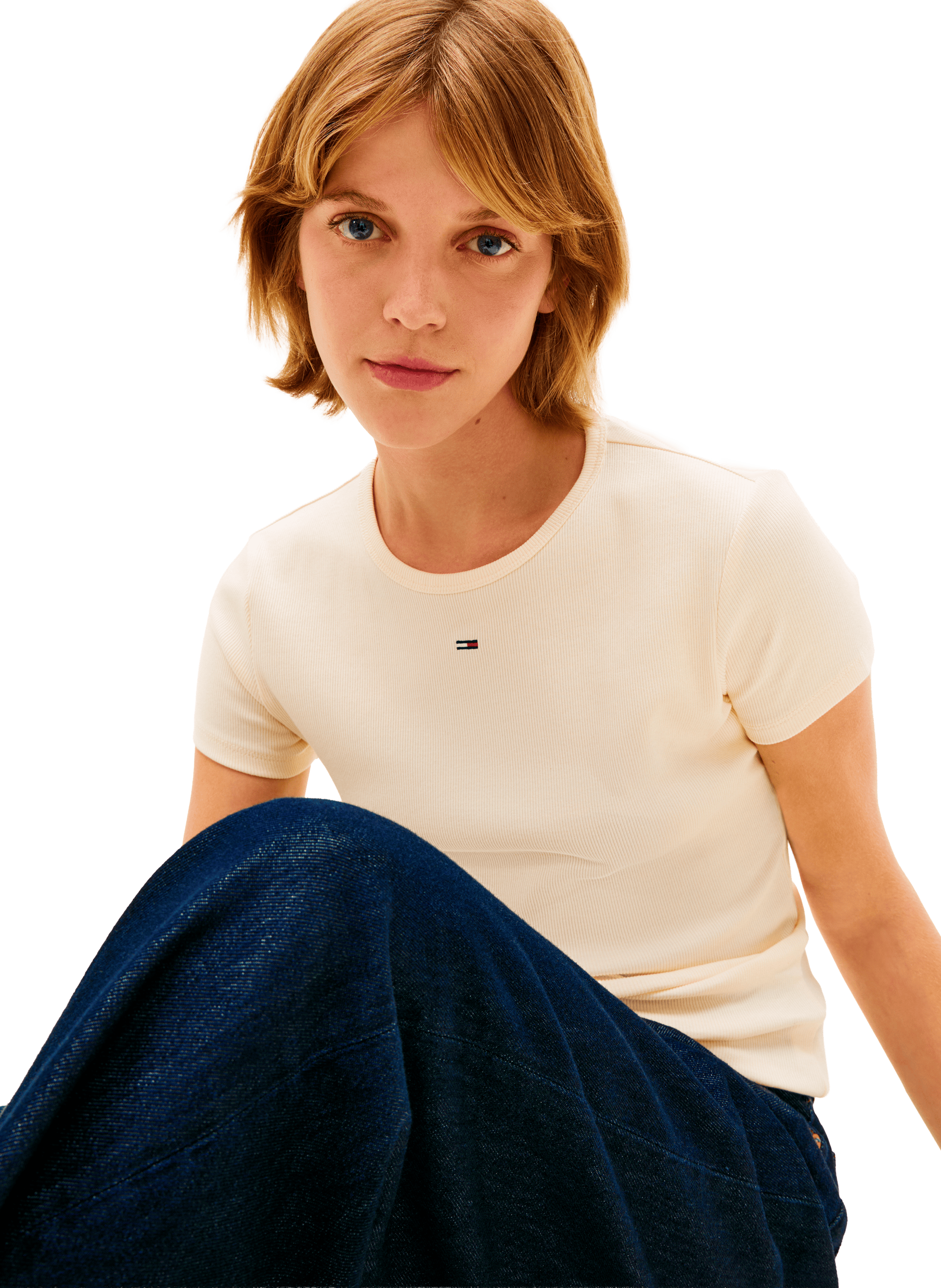  Logo T-shirt TOMMY HILFIGER Yellow