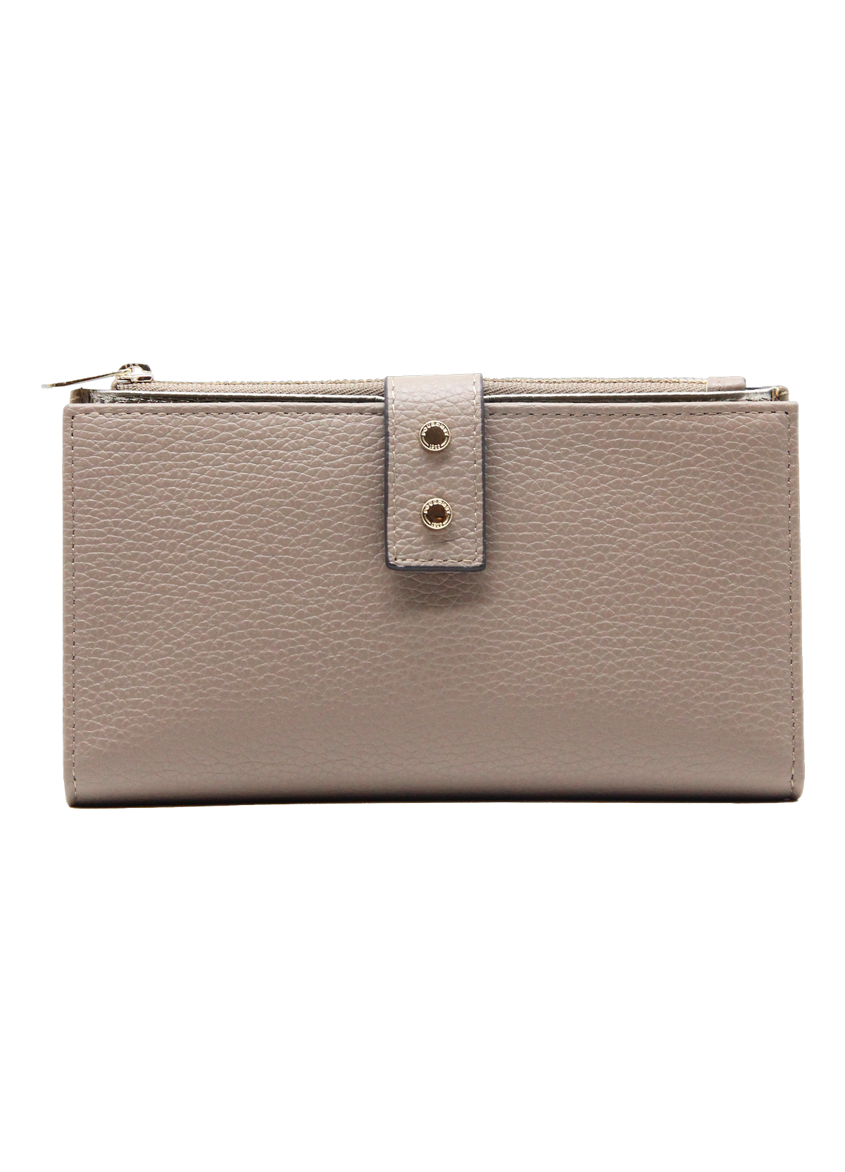 Hebdo | portefeuille compagnon gm en cuir de veau grainé POURCHET Marron