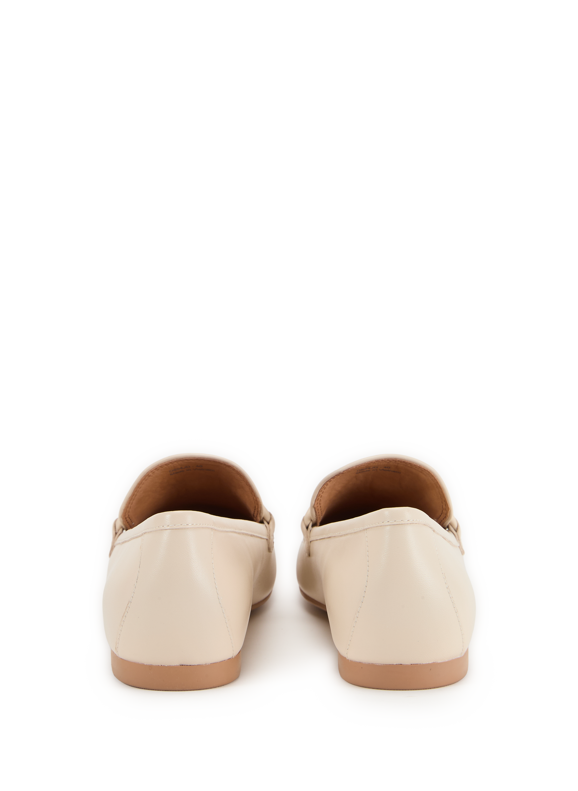 New Palmaria leather moccasins GEOX Beige