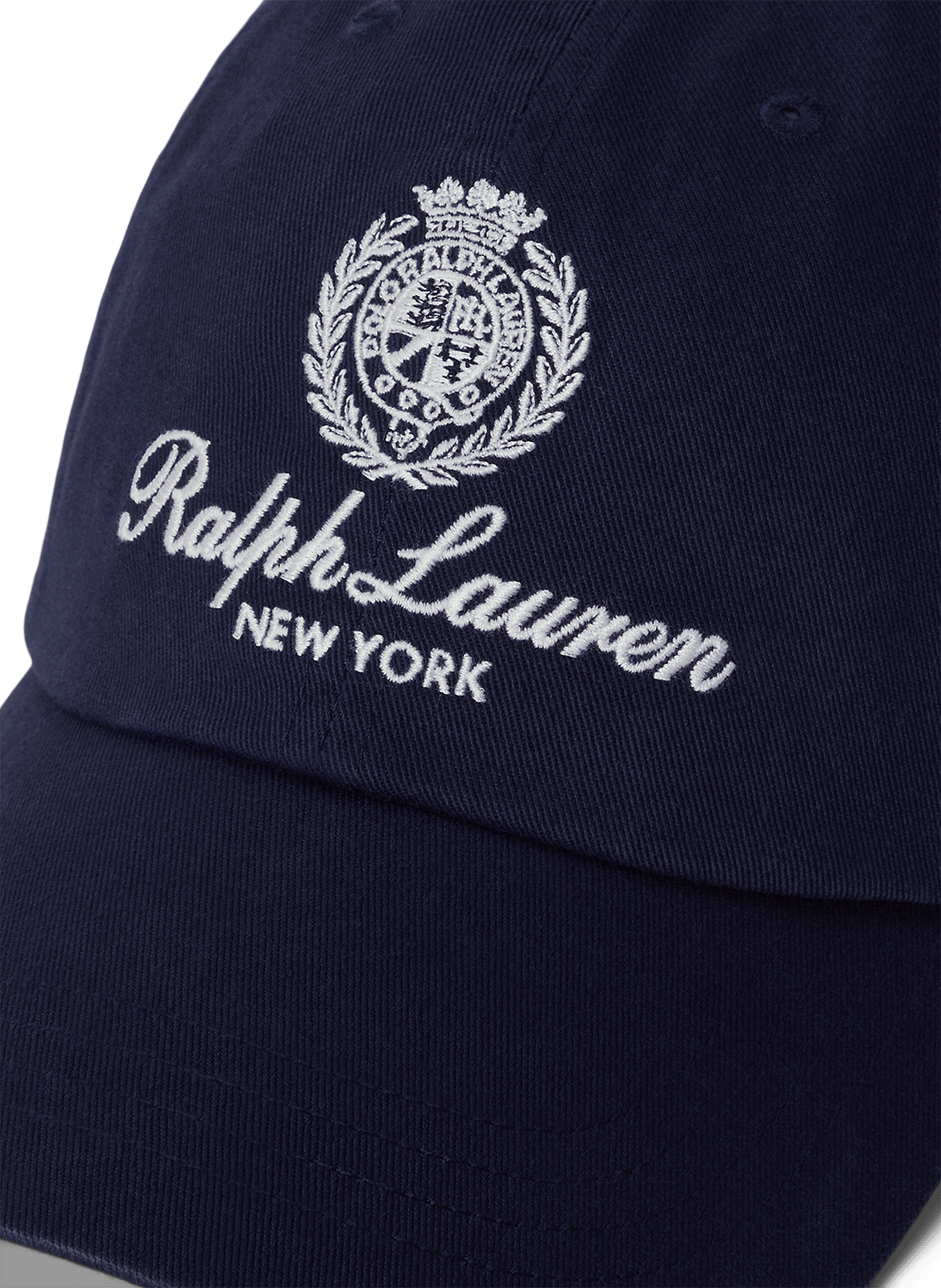 Casquette brodée en coton POLO RALPH LAUREN Bleu