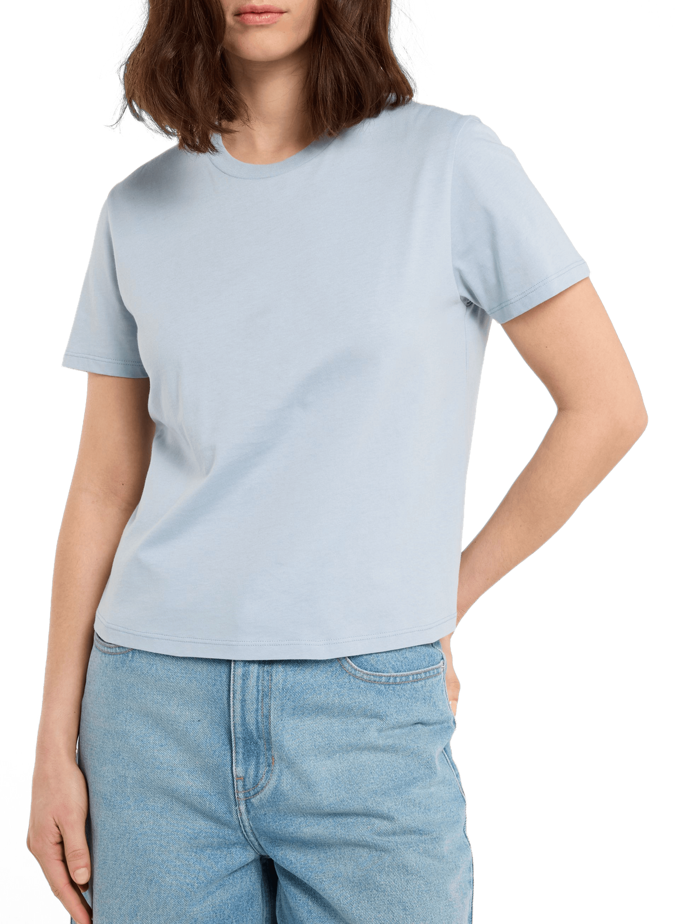 T-shirt court Acla en coton SAISON 1865 Bleu