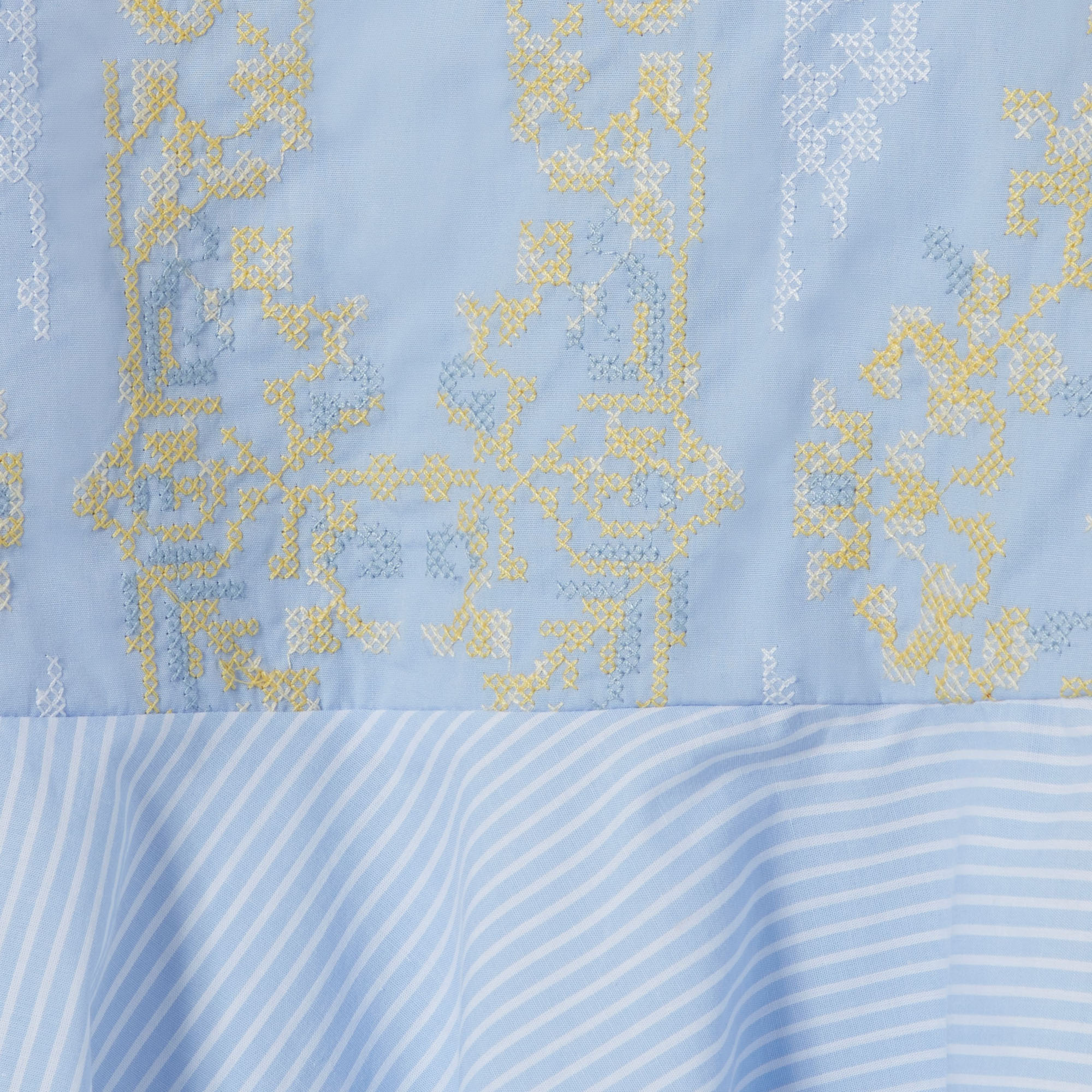 Jupe courte en coton rayé CLAUDIE PIERLOT Multicolore