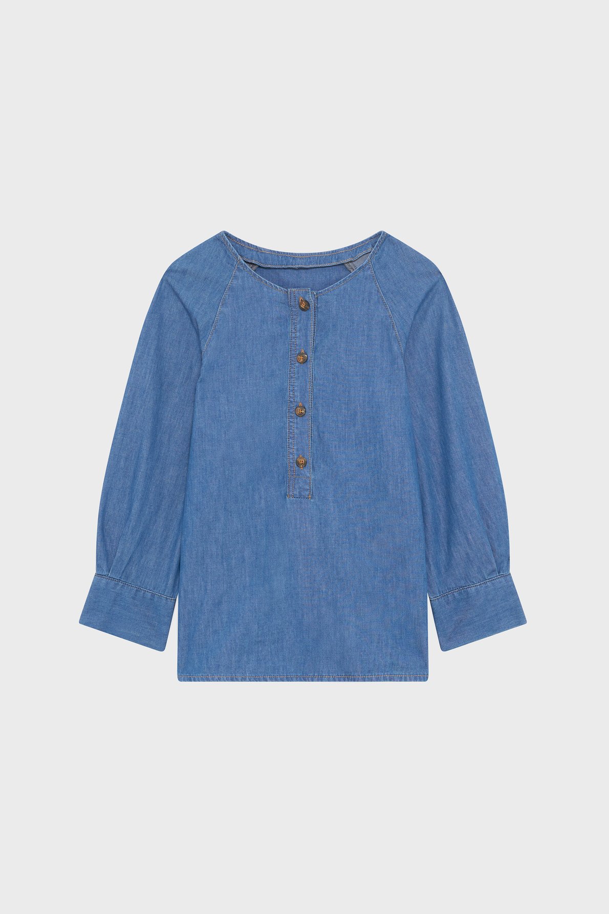 Chemise en denim souple - cathy PABLO Bleu