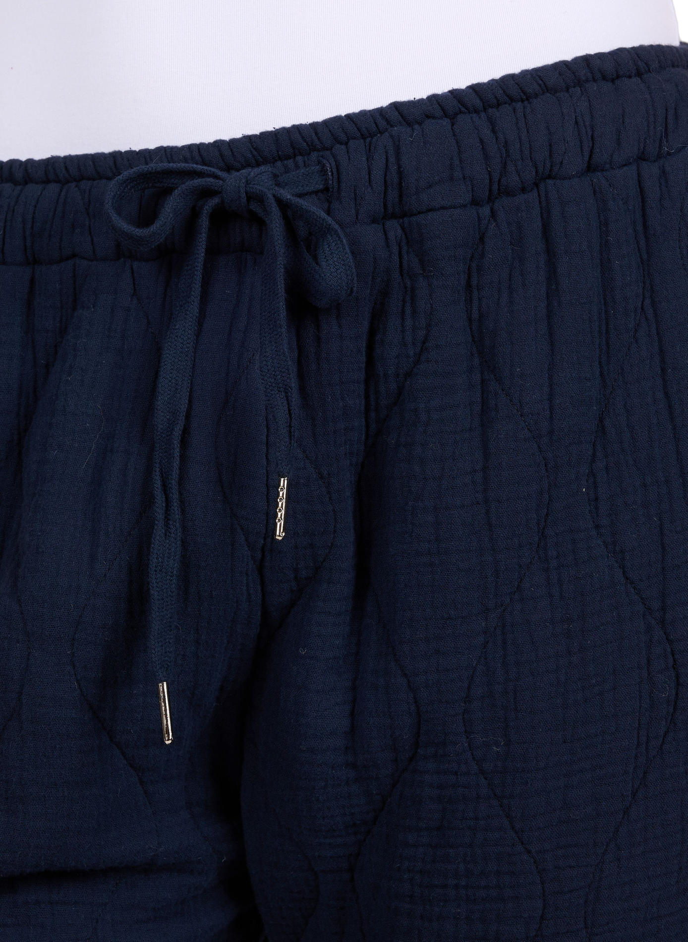 Quilted cotton Boston pants AOKYANOS Blue