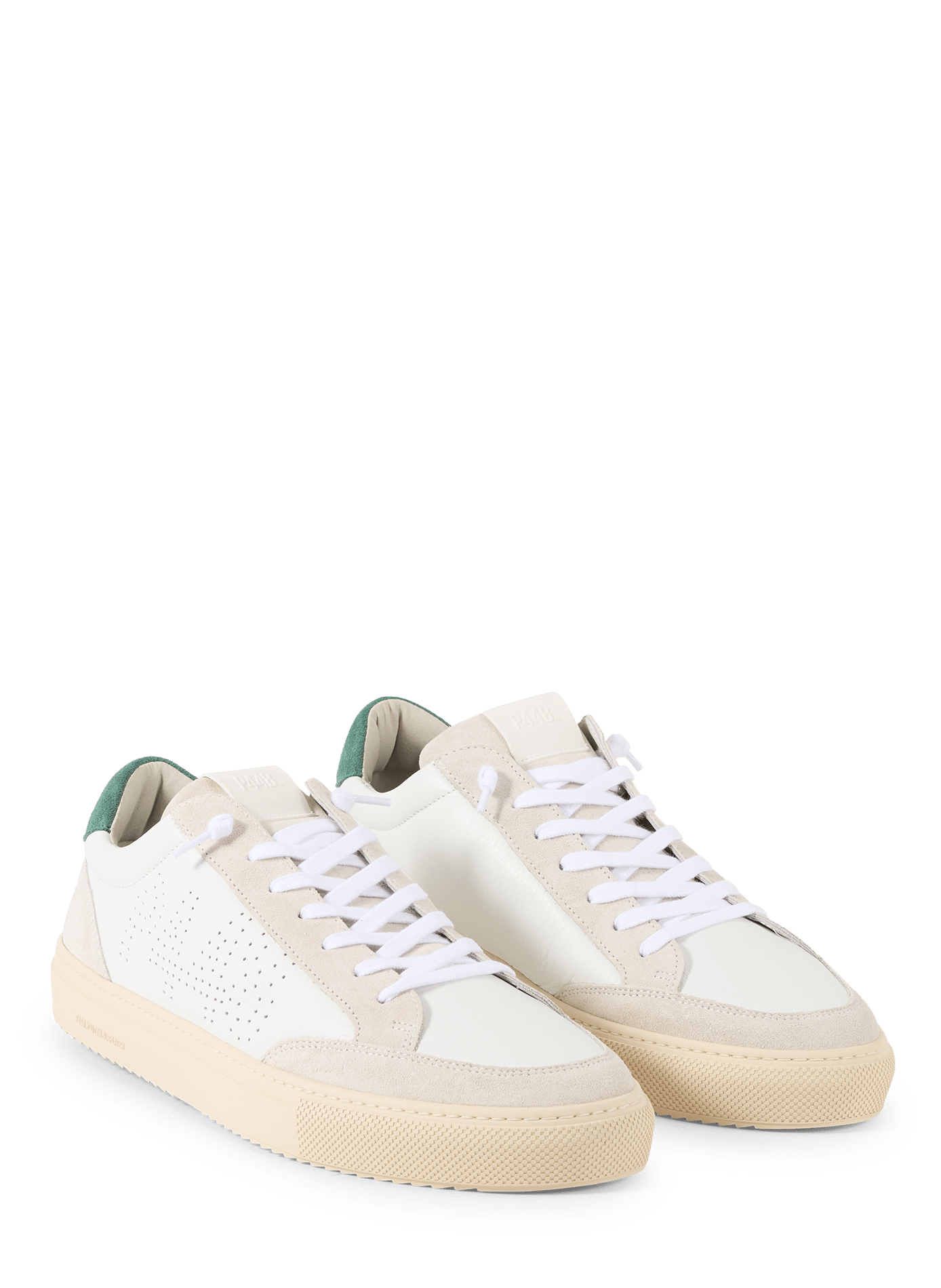 Sneakers Soho bicolore in pelle P448 Bianco